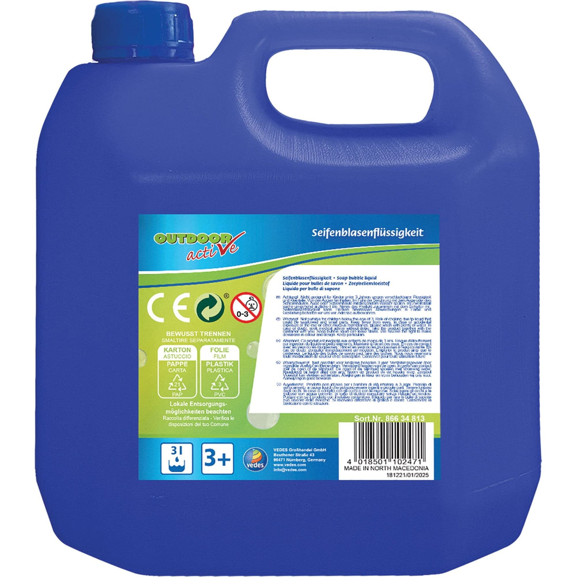 Seifenblasenflüssigkeit, 3 Liter Kanister