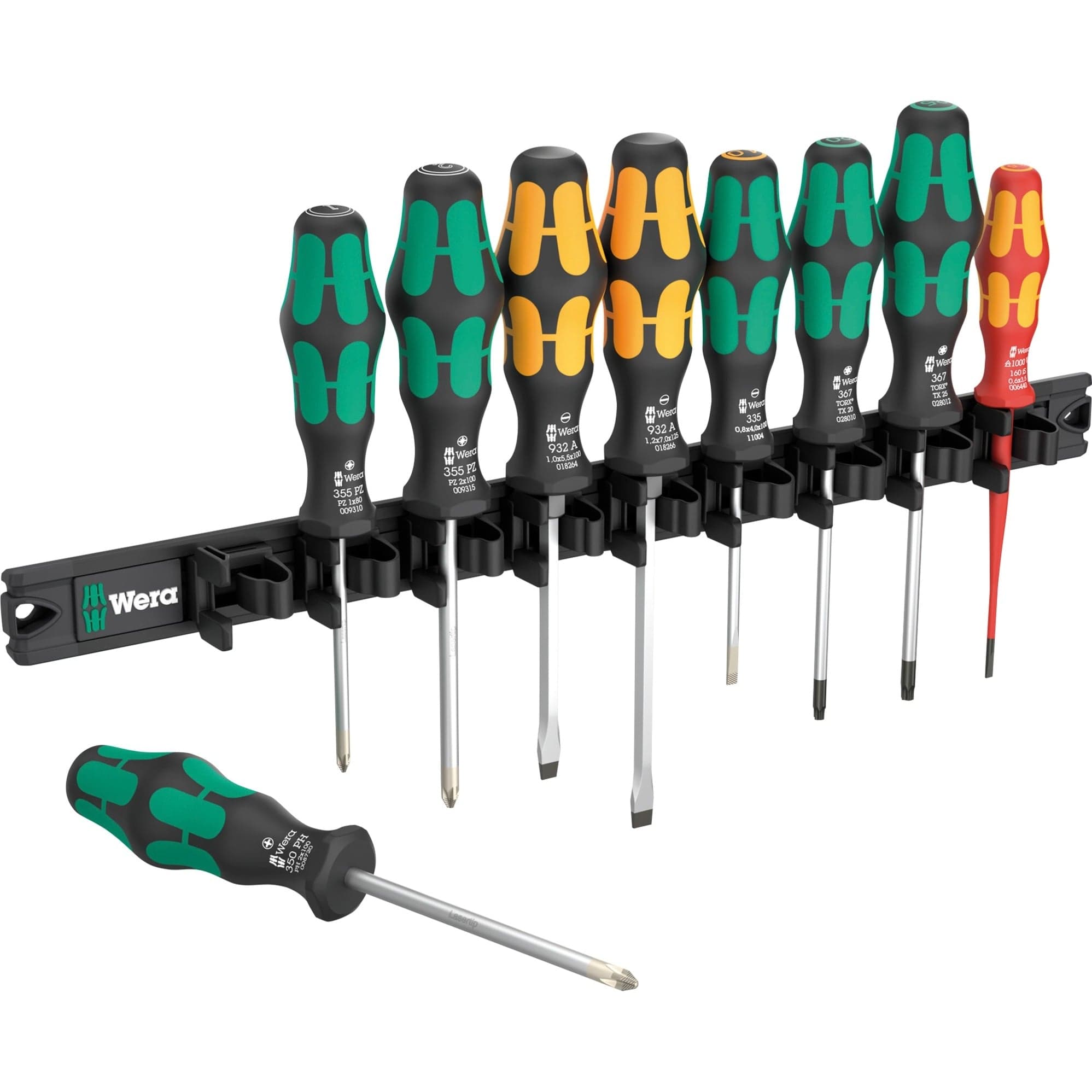 9650 Magnetleiste Kraftform Schraubendreher-Satz, 9‑teilig
