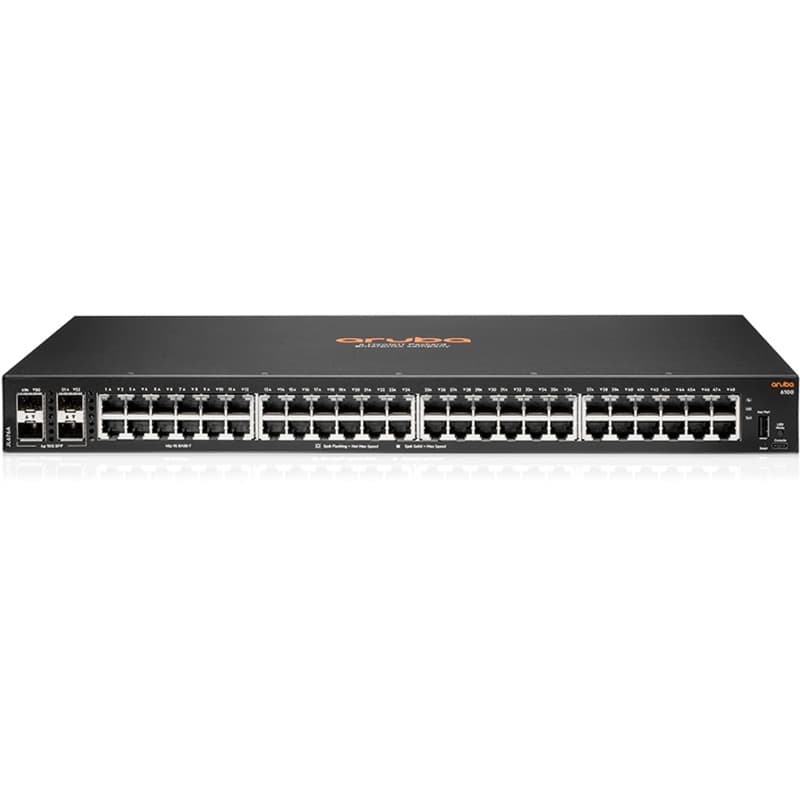 Aruba Networking CX 6100 48G 4SFP+ Switch