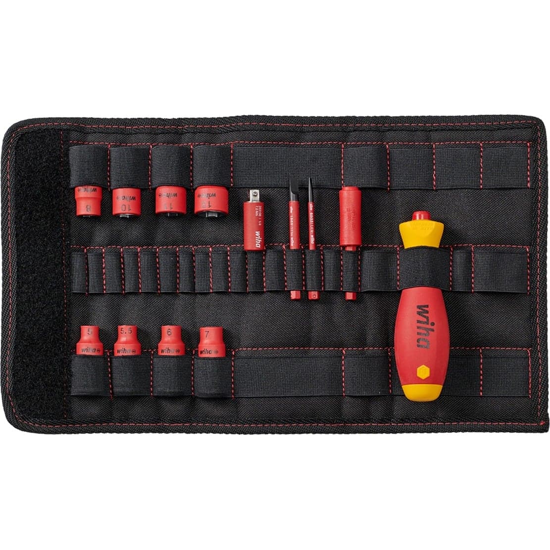 Schraubendreher und Steckschlüsseleinsatz 1/4" electric slimVario Set