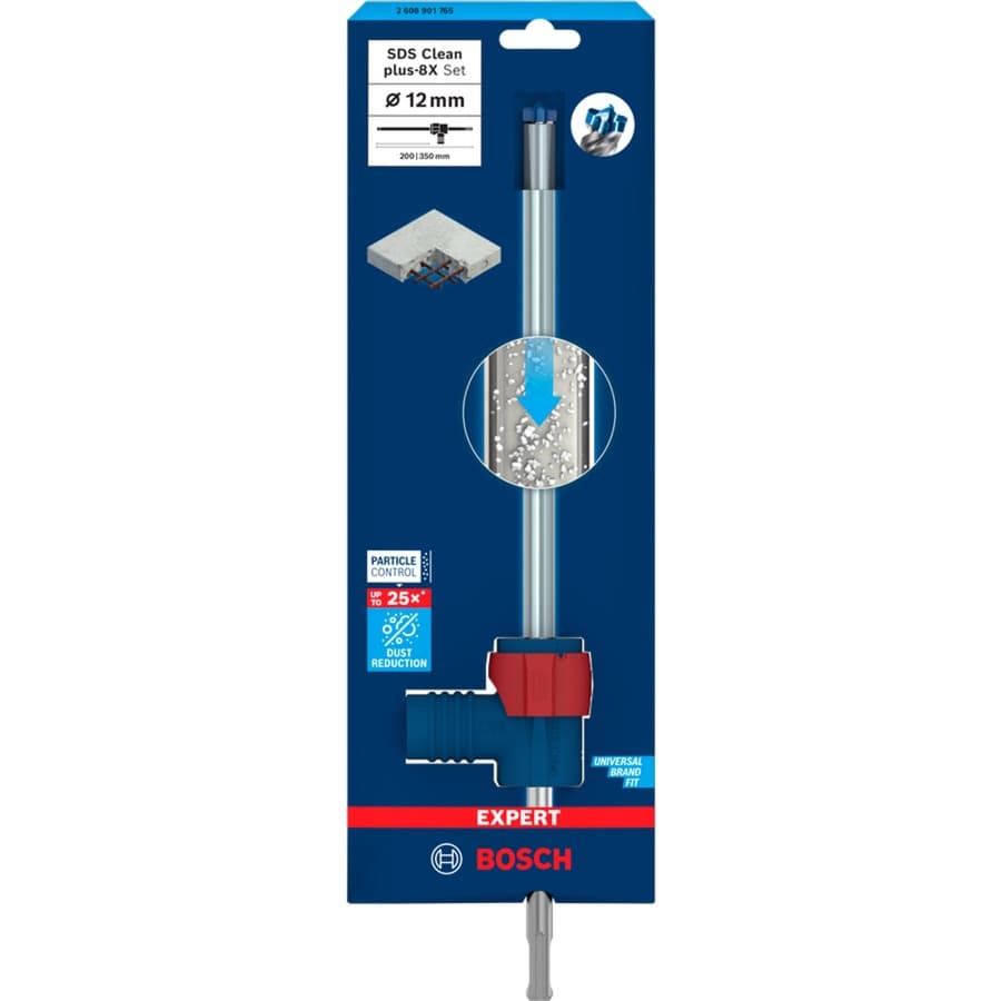 EXPERT Hammerbohrer SDS Clean plus-8X Set, Ø 12mm