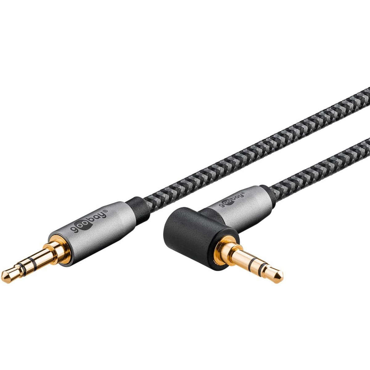 Plus Audio Verbindungskabel AUX 3,5mm stereo, 90°