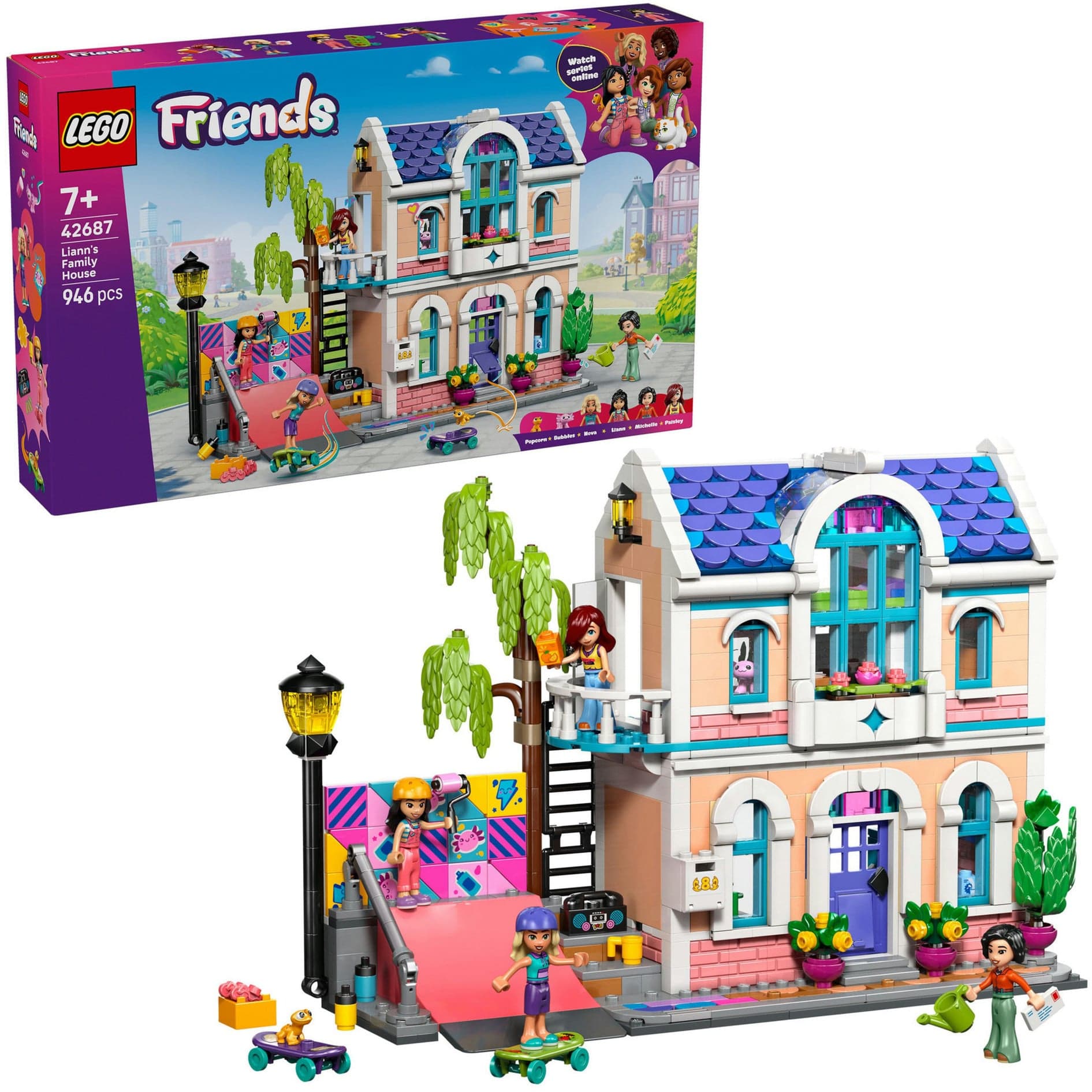 42687 Friends Lianns Familienhaus, Konstruktionsspielzeug