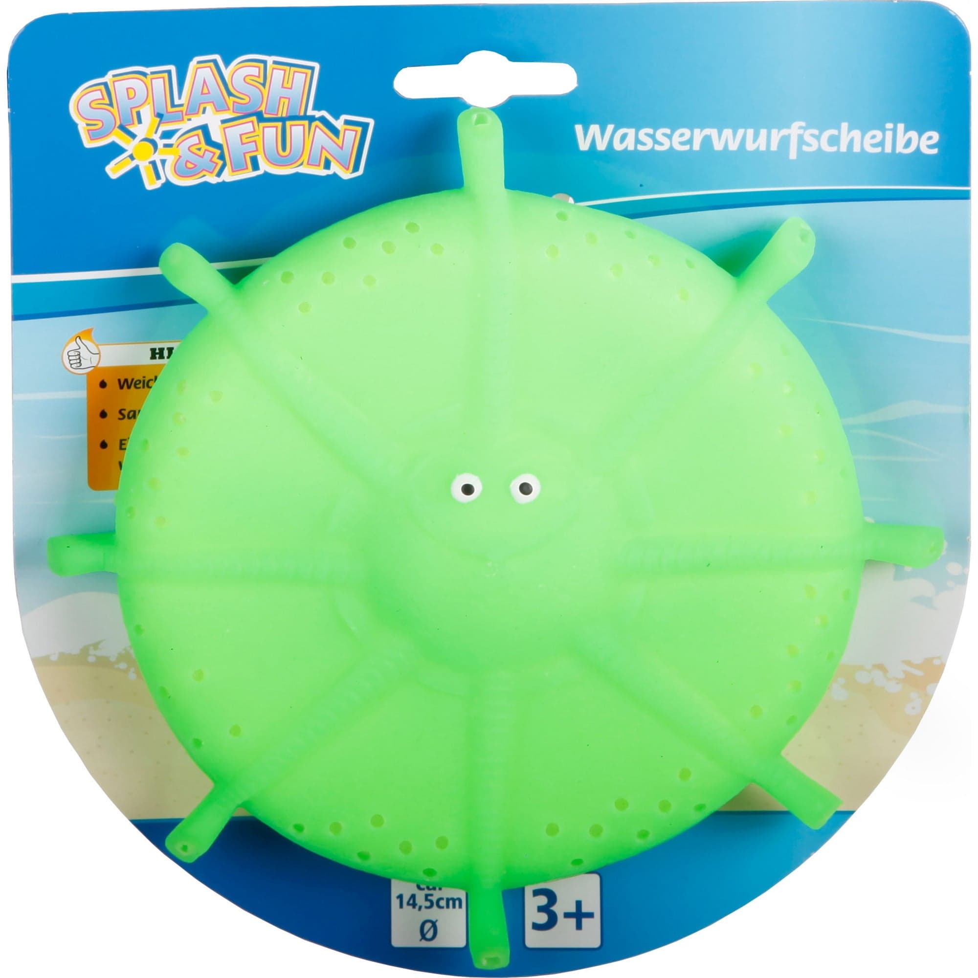 Splash und Fun Wasser Wurfscheibe 14,5 cm, Wasserspielzeug