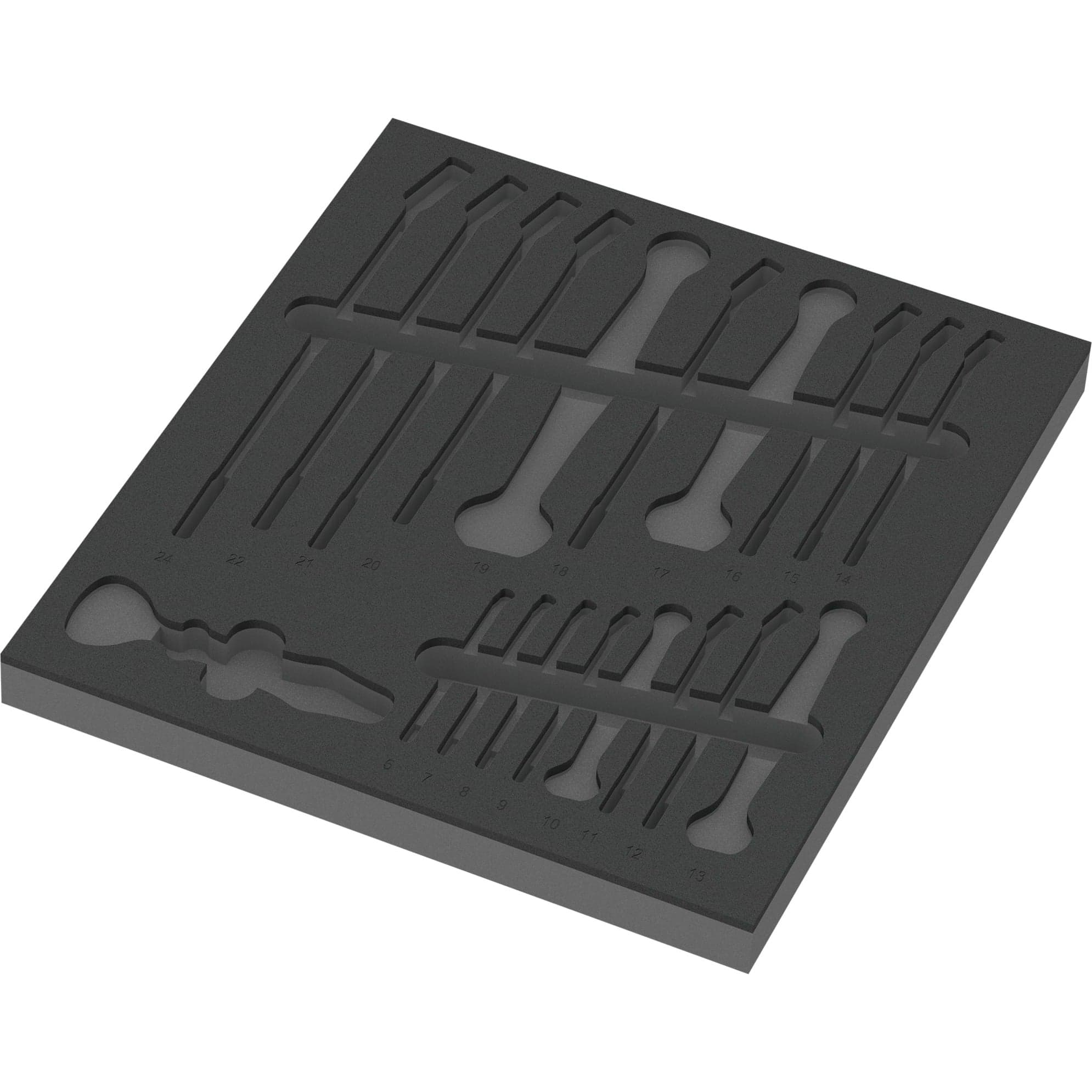 9831 Schaumstoffeinlage für 6003 Joker Set 1, leer
