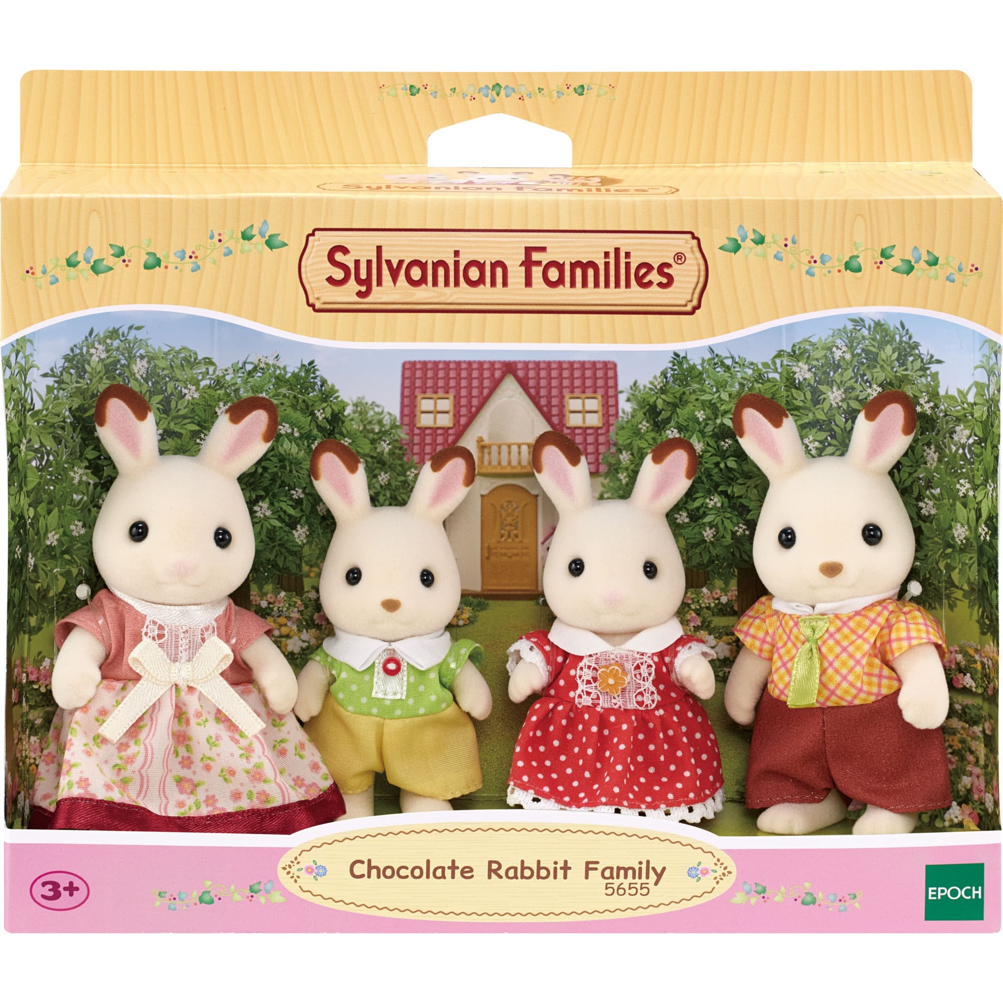 Schokoladenhasen Familie Sylvanian Families Figuren Set, Spielfigur