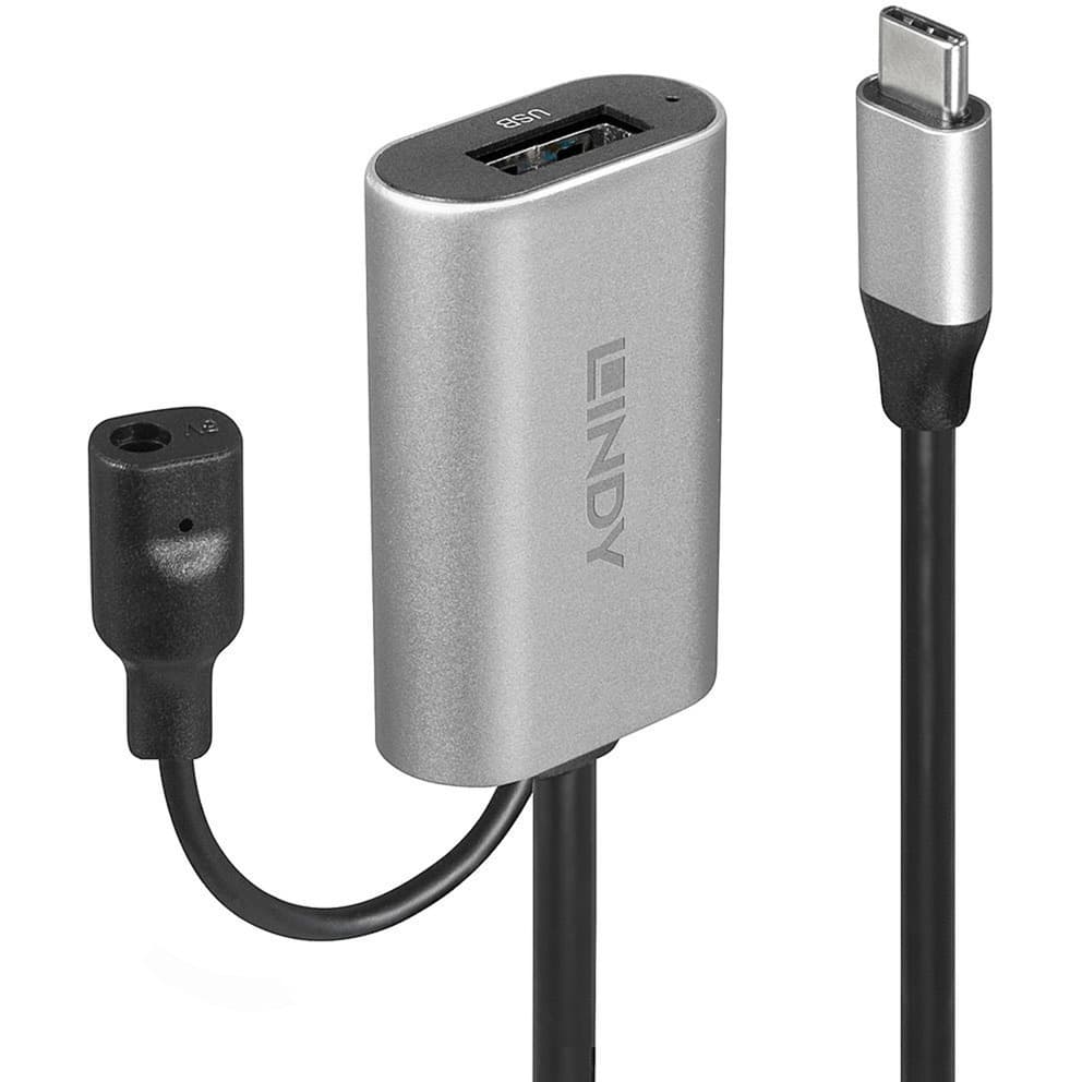 USB 3.2 Gen 1 Aktivverlängerungskabel, USB-C Stecker > USB-A Buchse