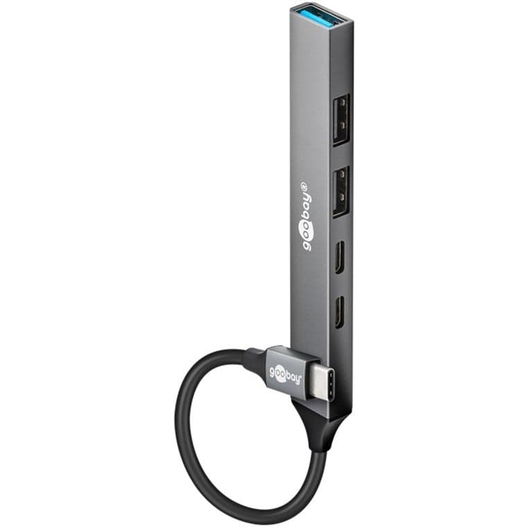 Slim 5-Port USB-Hub USB-C™ auf USB-C/USB-A USB 3.2 Gen1