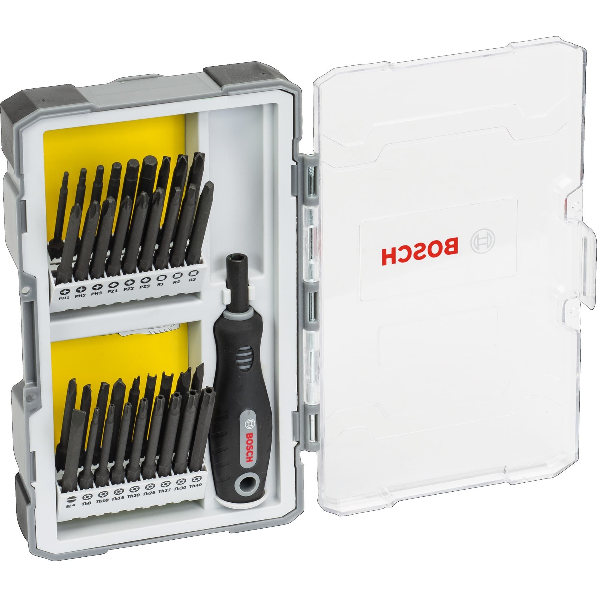 Schraubendreher-Set mit Handgriff, 1/4", 37-teilig, Bit-Satz