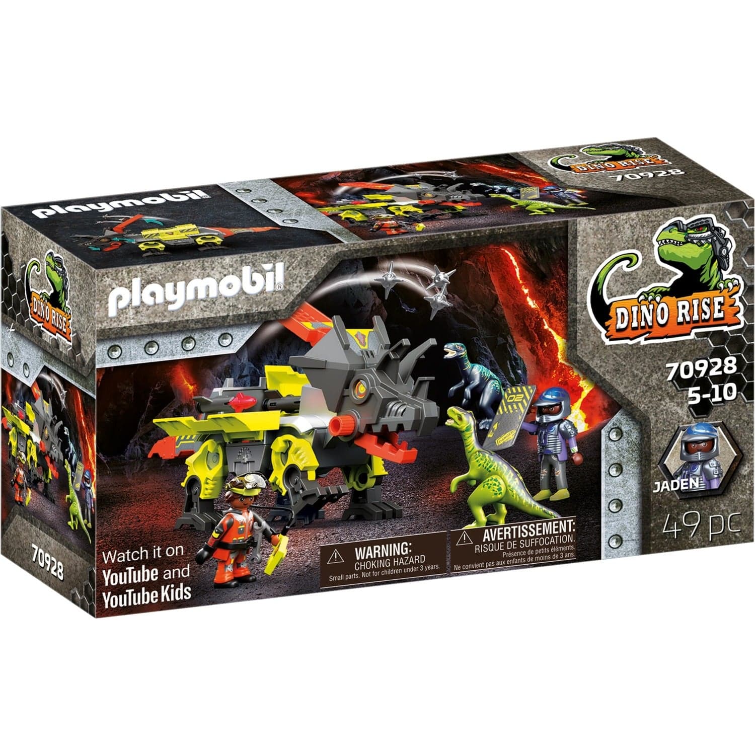 70928 Dino Rise Robo-Dino Kampfmaschine, Konstruktionsspielzeug