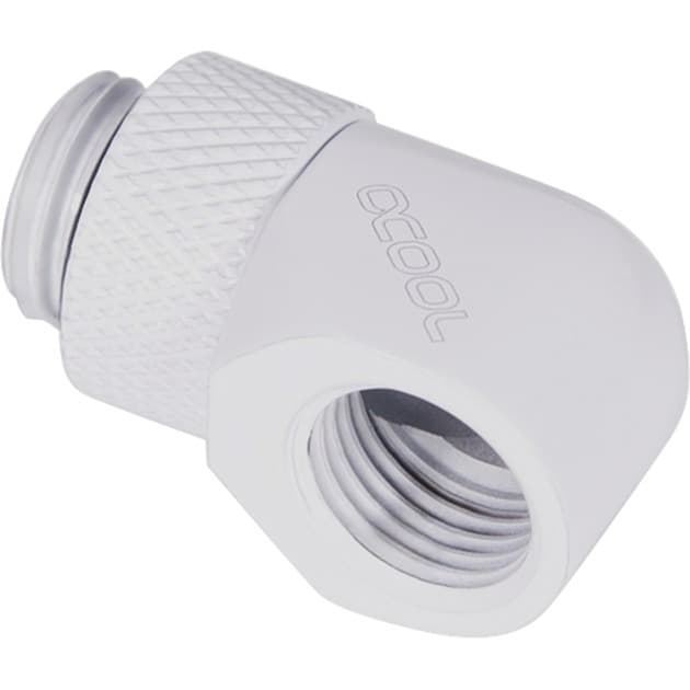 Eiszapfen L-Verbinder drehbar G1/4 AG auf G1/4 IG - White, Verbindung