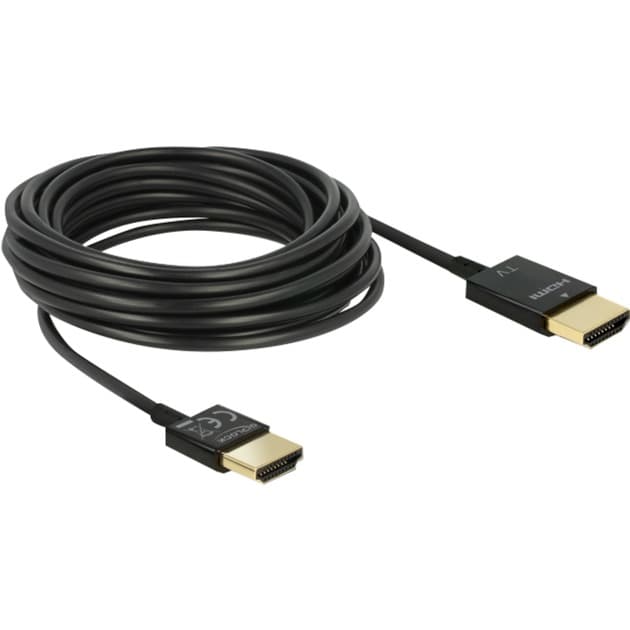 Kabel HMDI A Stecker > HDMI A Stecker High Speed 3D 4K Aktiv Slim