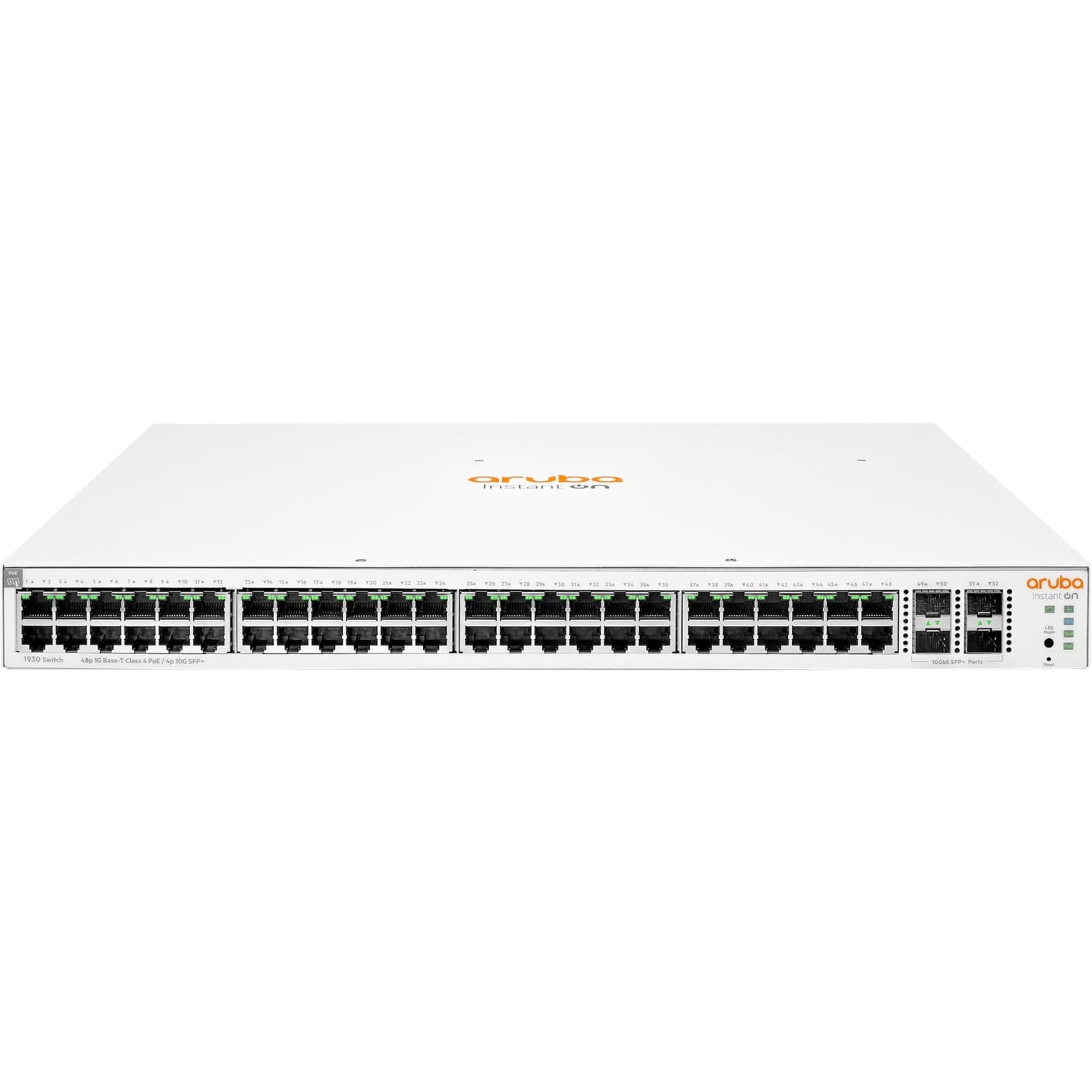 Networking Instant On Switch 48 Anschlüsse Gigabit CL4 PoE 4 Anschlüsse SFP+ 370 W 1930