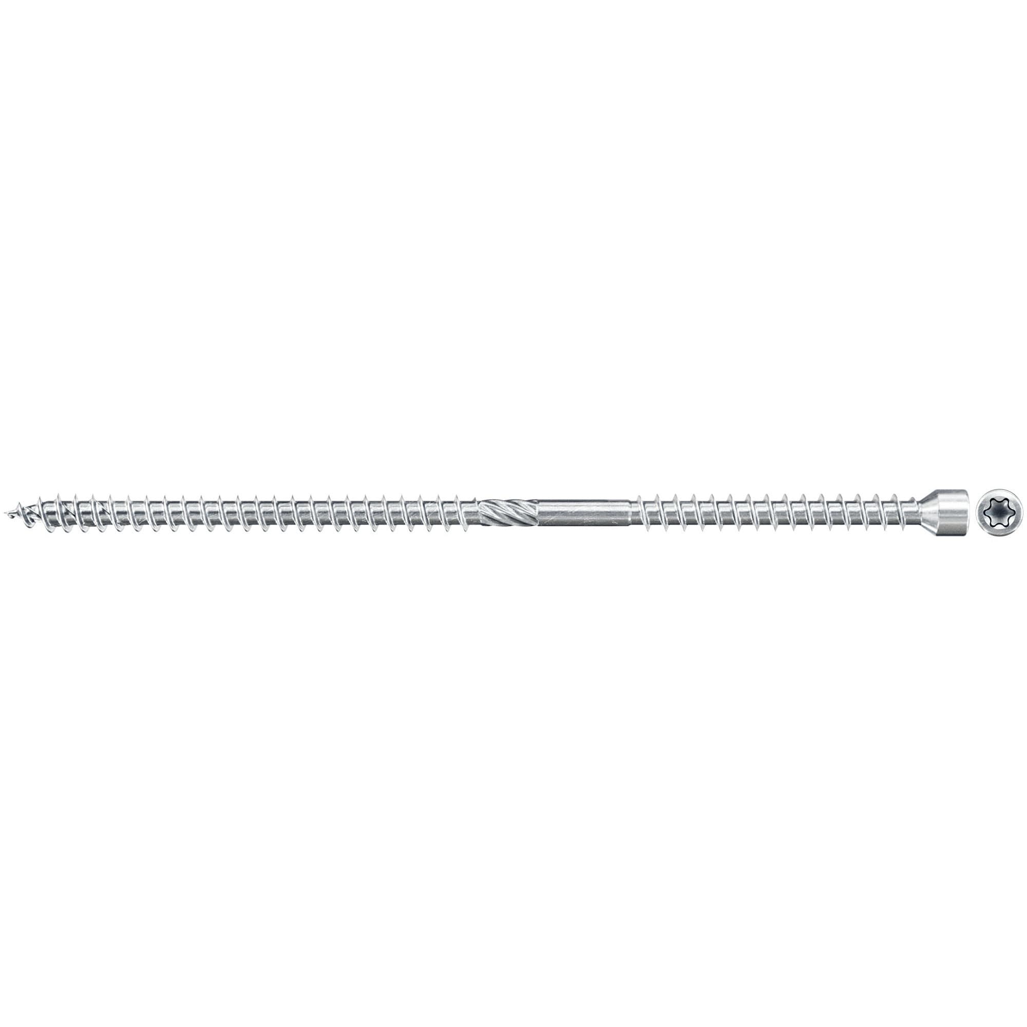 Doppel-Gewindeschraube PowerFull-Iso 8,0x225 Zylinderkopf TX