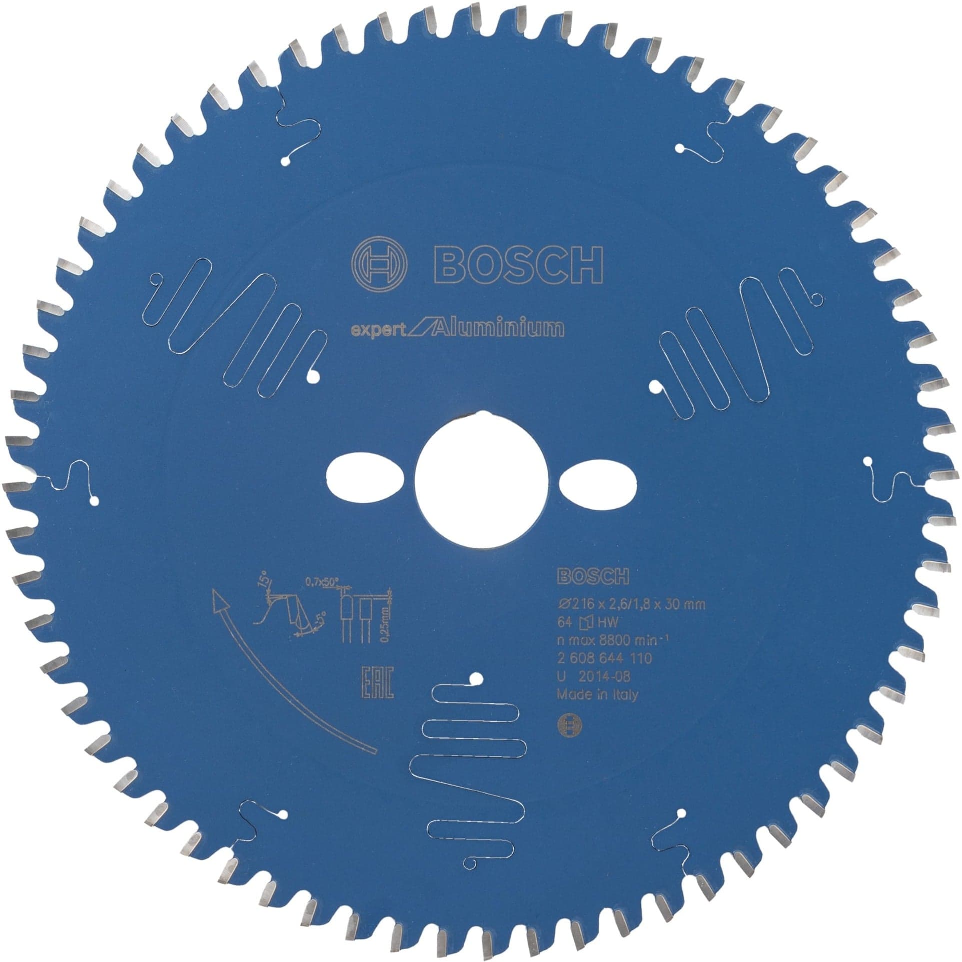 Kreissägeblatt Expert for Aluminium, Ø 216mm, 64Z