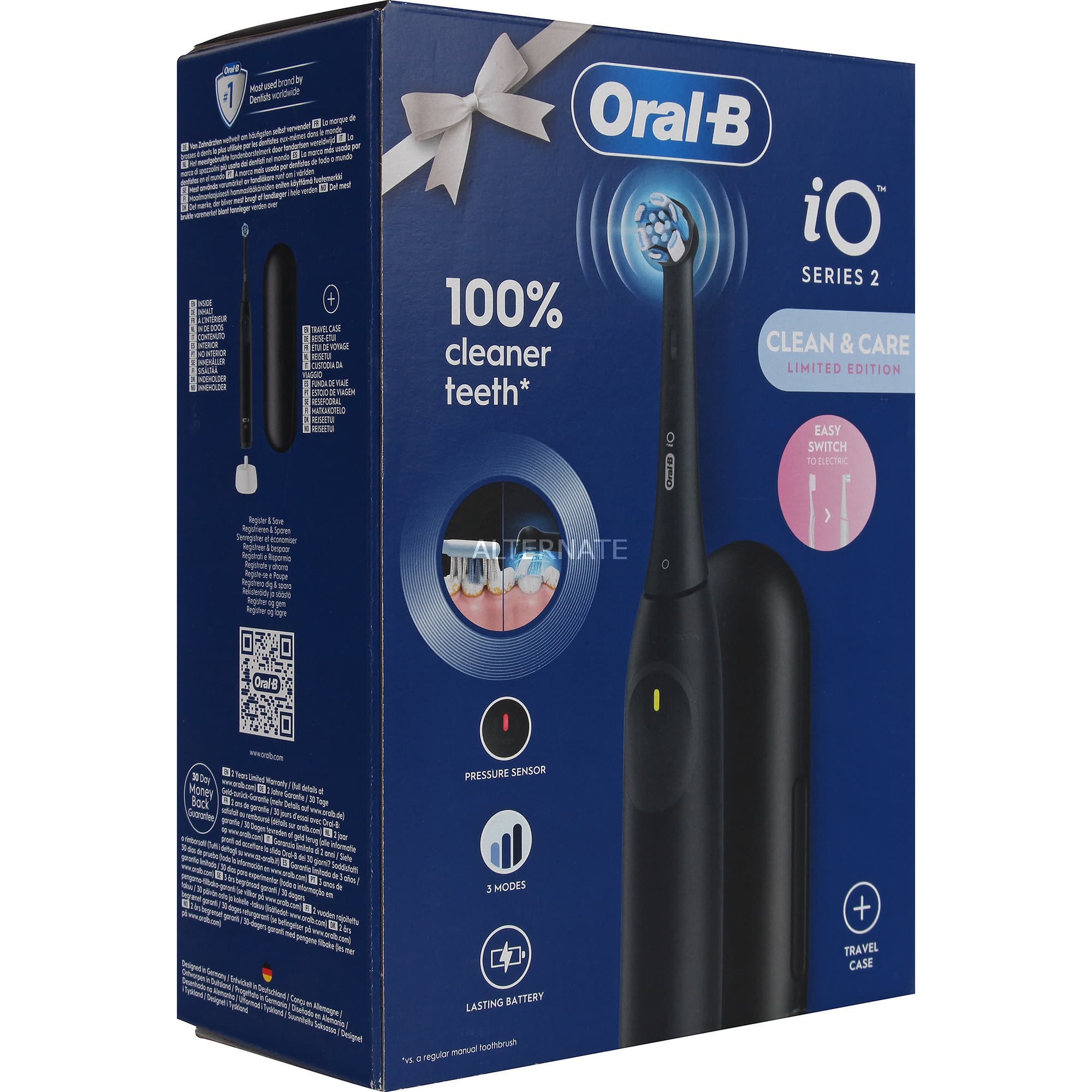 Oral-B iO Series 2 Night Black Limited Edition, Elektrische Zahnbürste