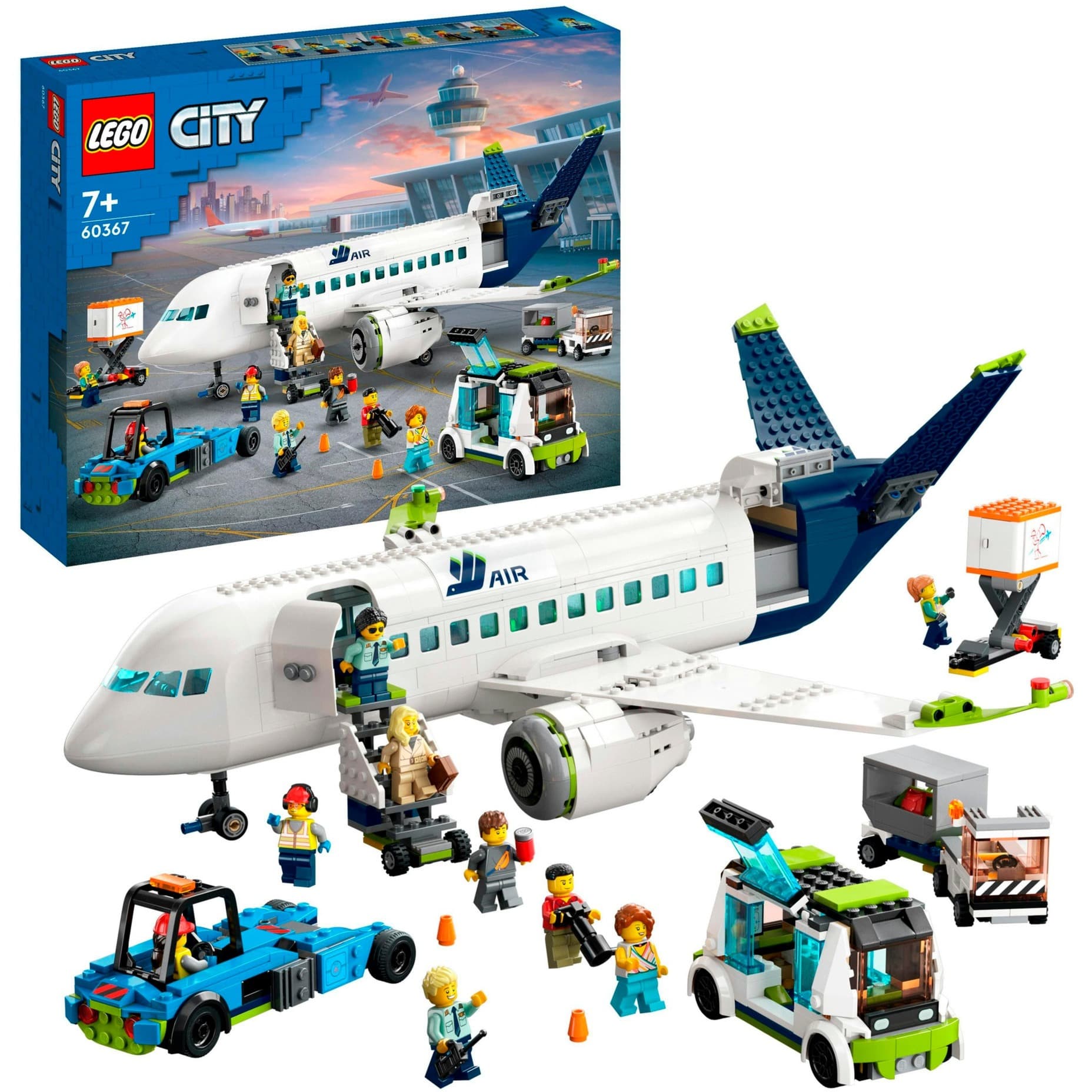 60367 City Passagierflugzeug, Konstruktionsspielzeug
