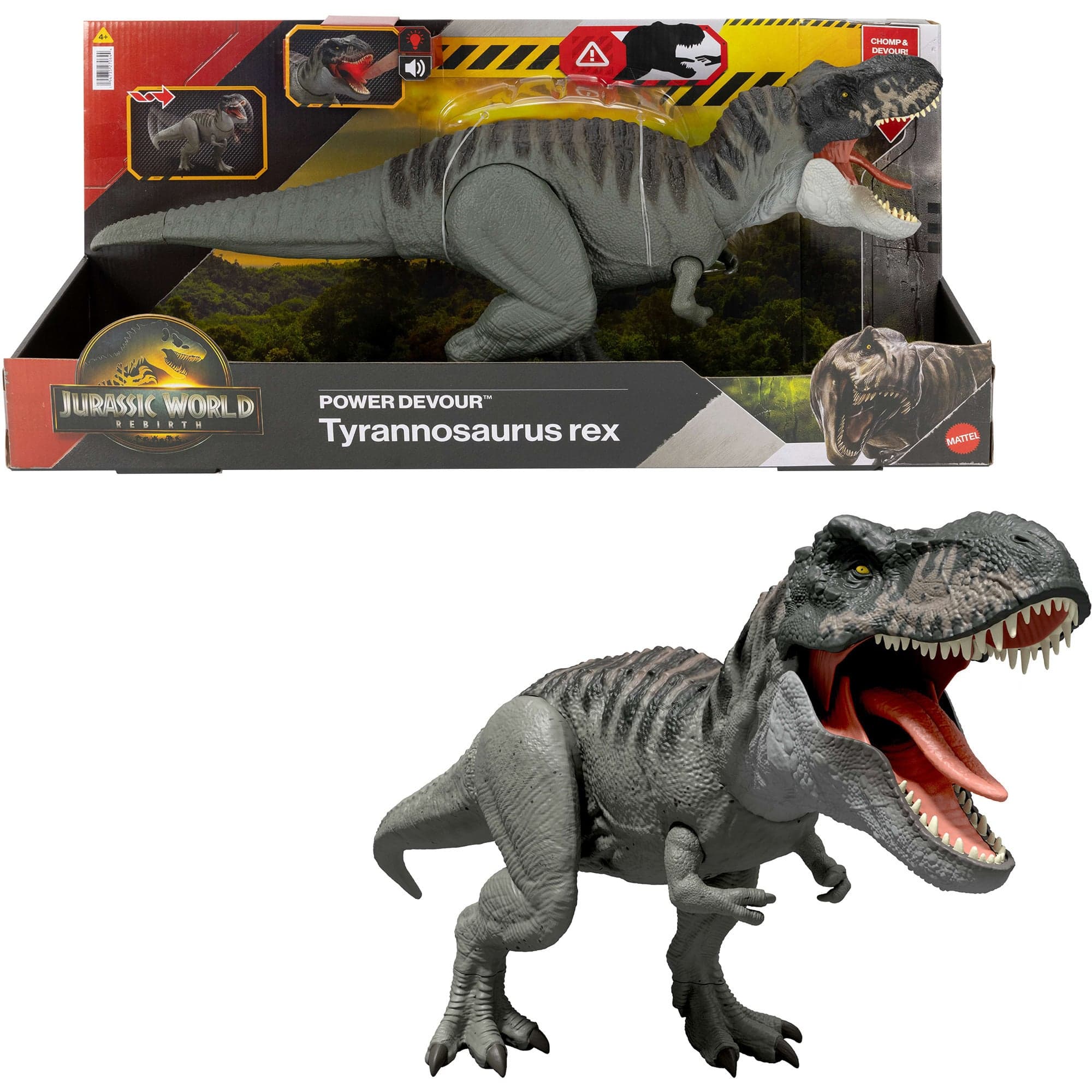 Jurassic World Rebirth Power Devour Tyrannosaurus Rex, Spielfigur