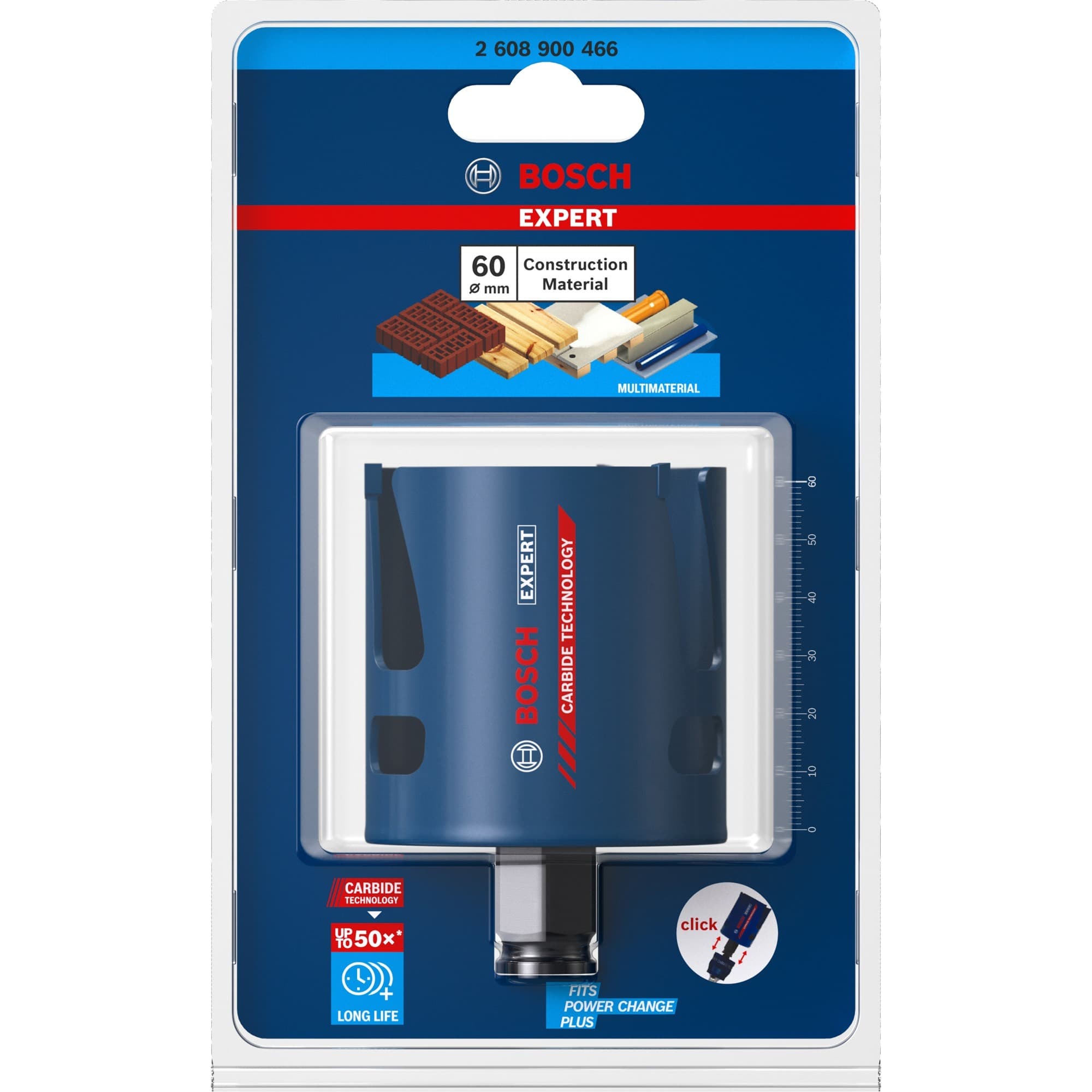 EXPERT Lochsäge Construction Material PC Plus, Ø 60mm