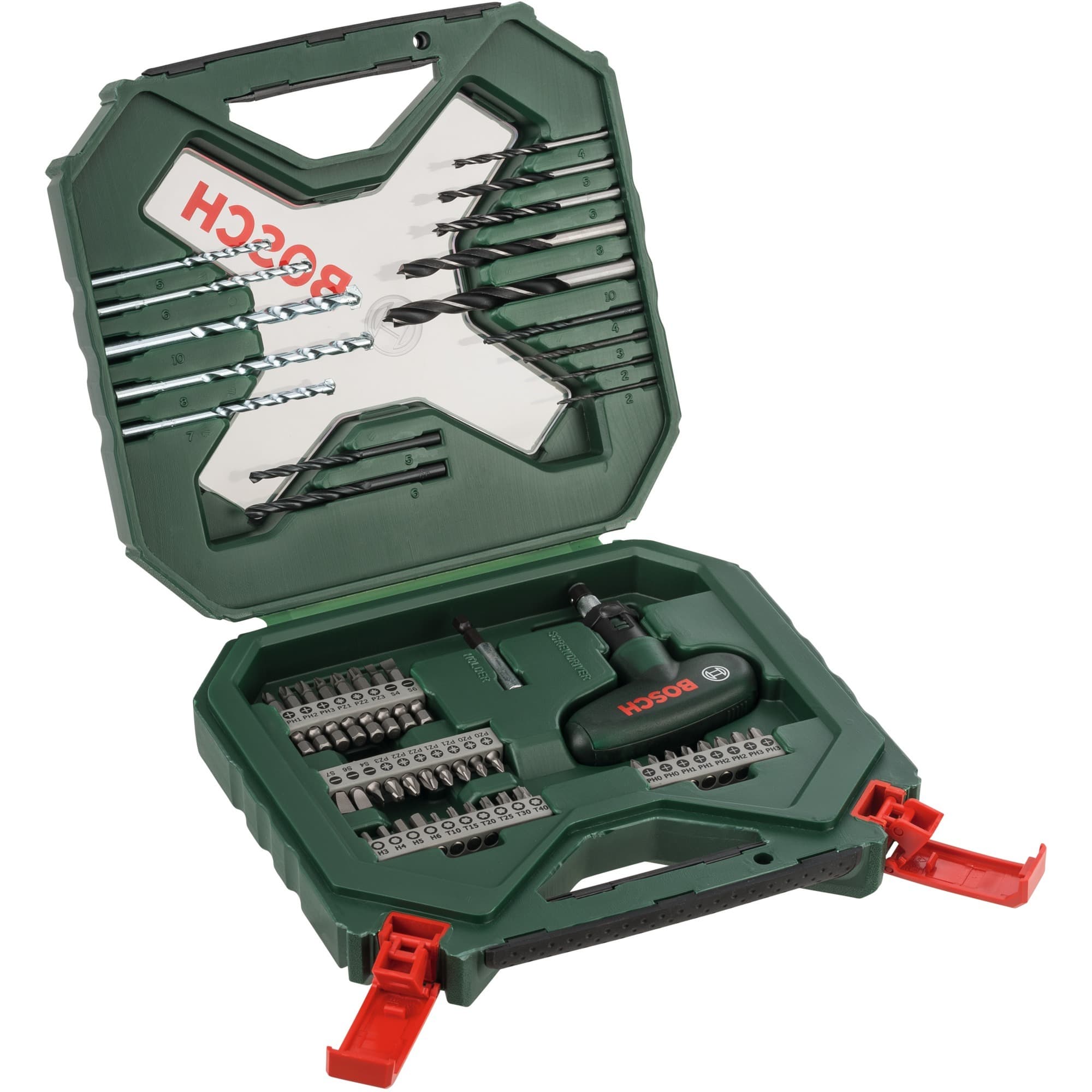 X-Line Bohrer- und Schrauber-Set, 54-teilig, Bohrer- & Bit-Satz
