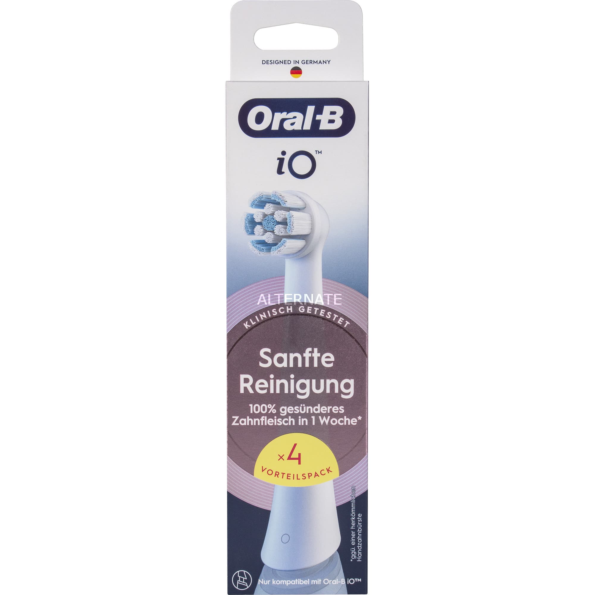 Oral-B iO Sanfte Reinigung 4er, Aufsteckbürste