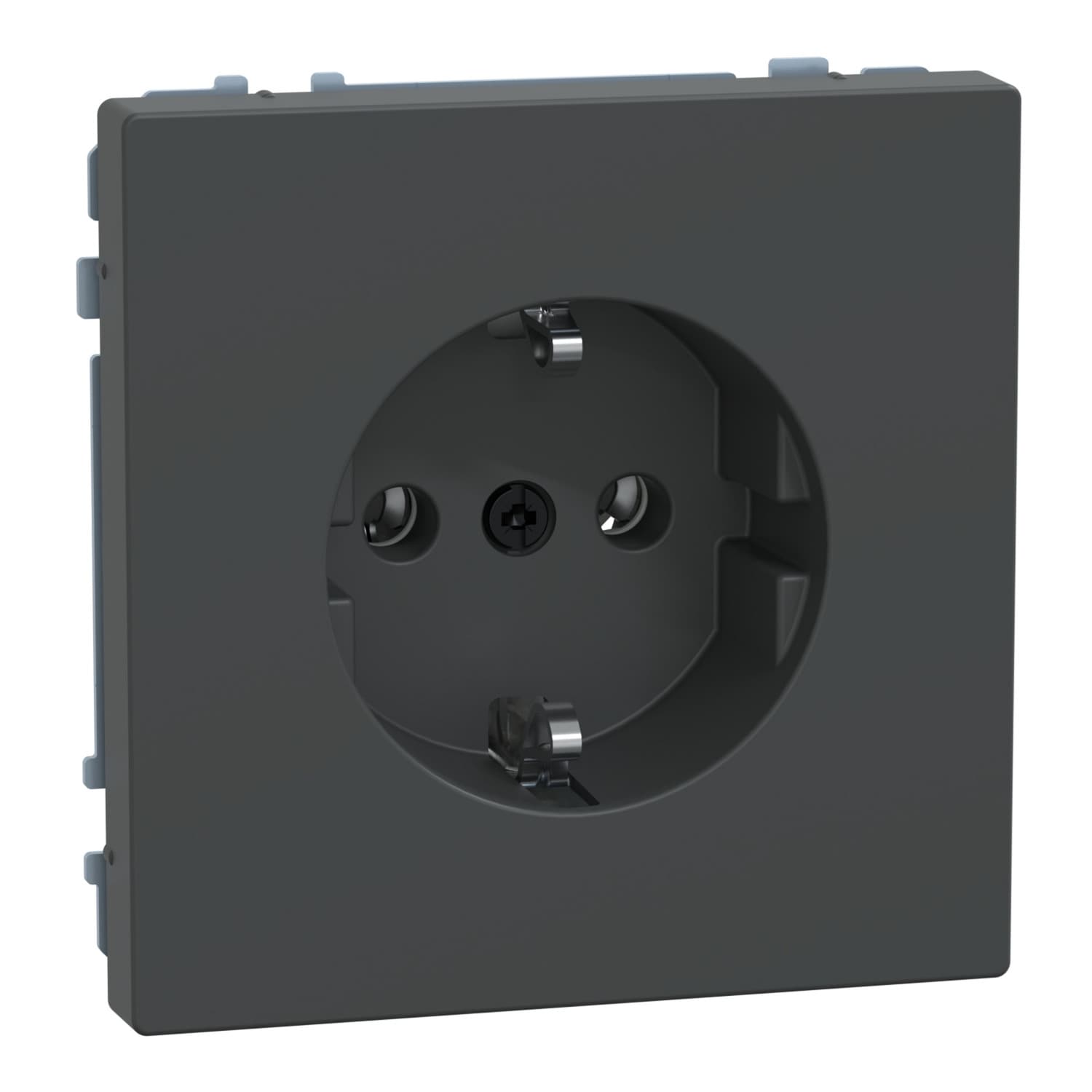 Schutzkontakt-Steckdose mit Steckklemmen, Unterputz, 16 Ampere, 250 Volt, IP20