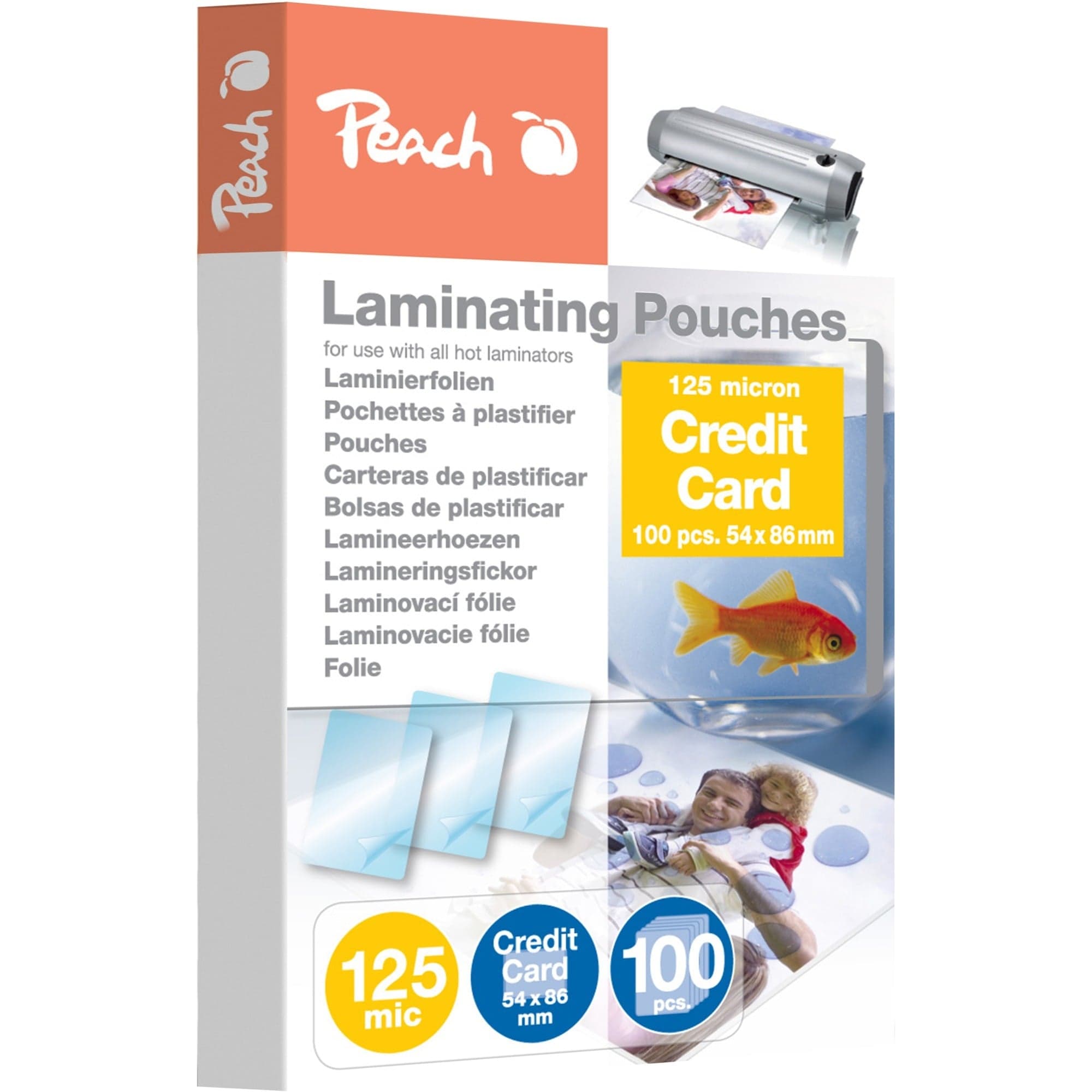 Laminierfolie 54x86mm Kreditkarte 125mic PP525-07, Folien