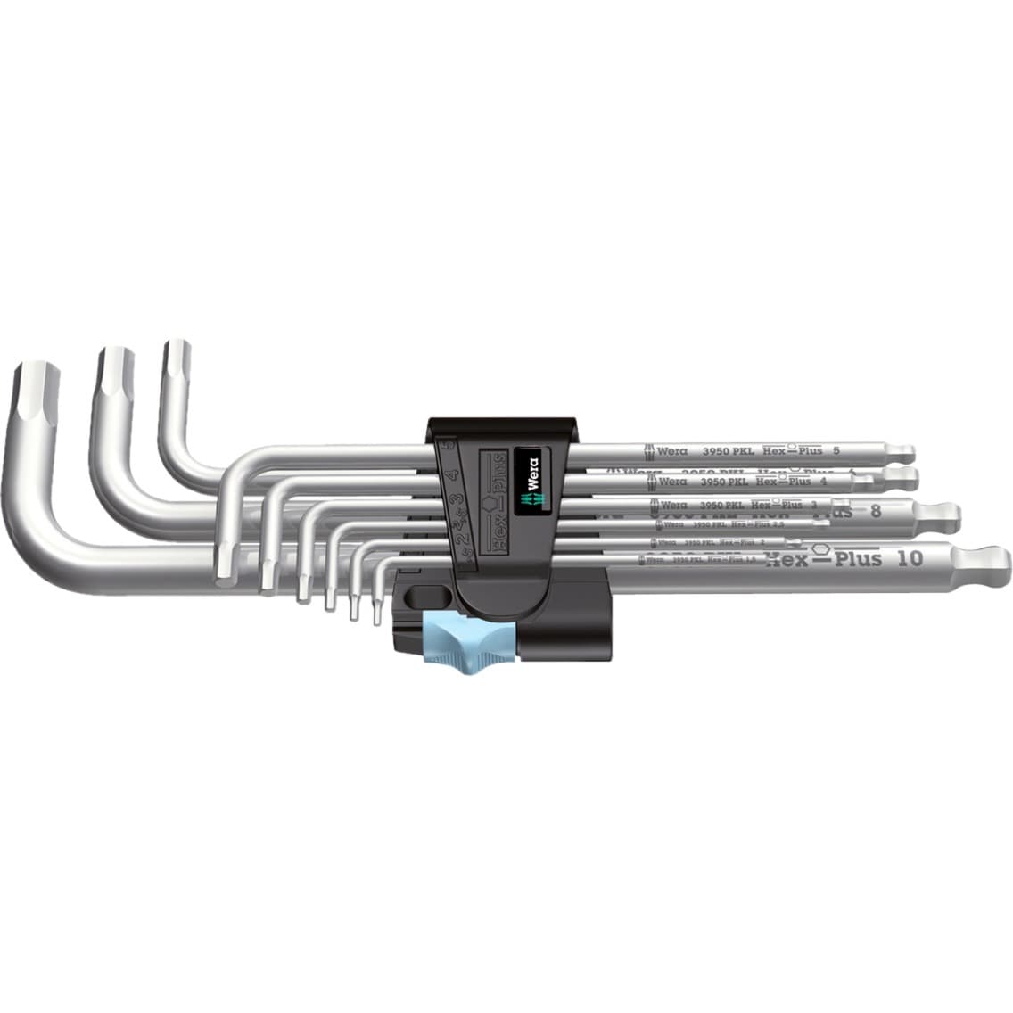 3950/9 Hex-Plus Stainless 1 SB Winkelschlüsselsatz, 9-teilig, Schraubendreher