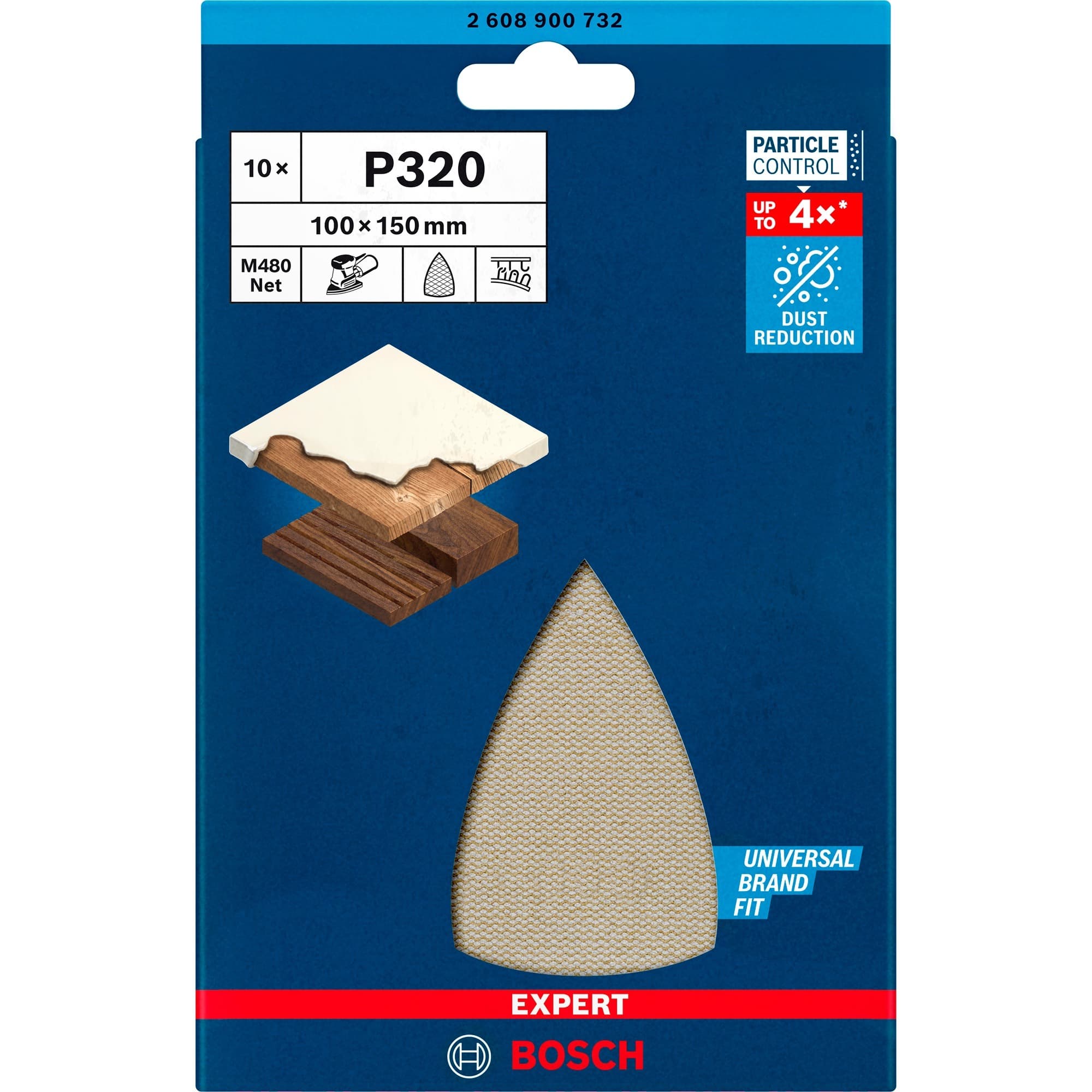 Expert M480 Netzstruktur-Schleifblatt 100 x 150mm, K320