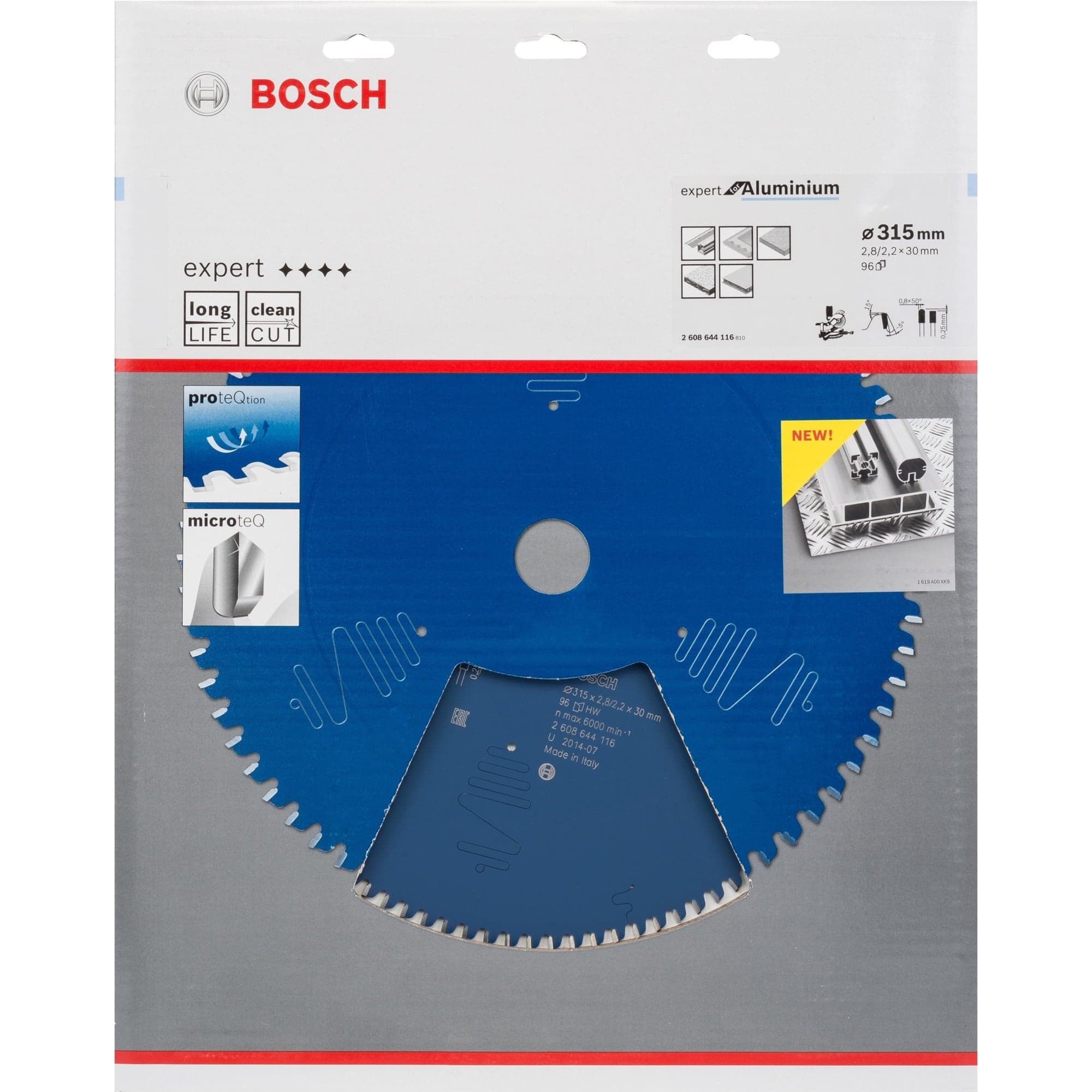 Kreissägeblatt Expert for Aluminium, Ø 315mm, 96Z