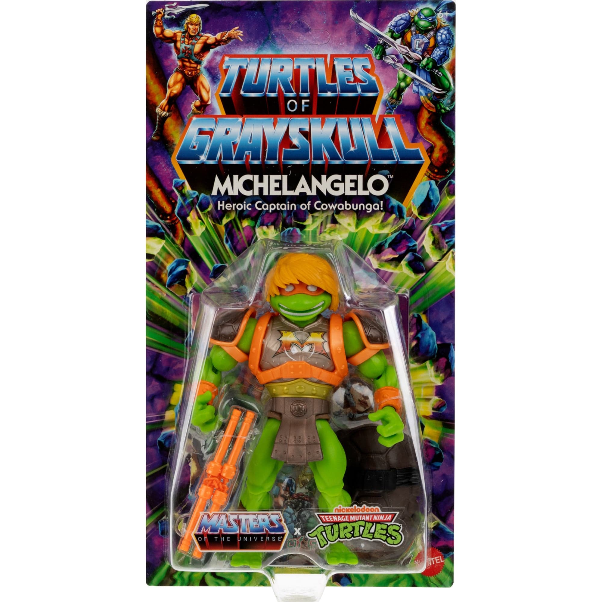 Masters of the Universe Origins Turtles of Grayskull Michelangelo, Spielfigur