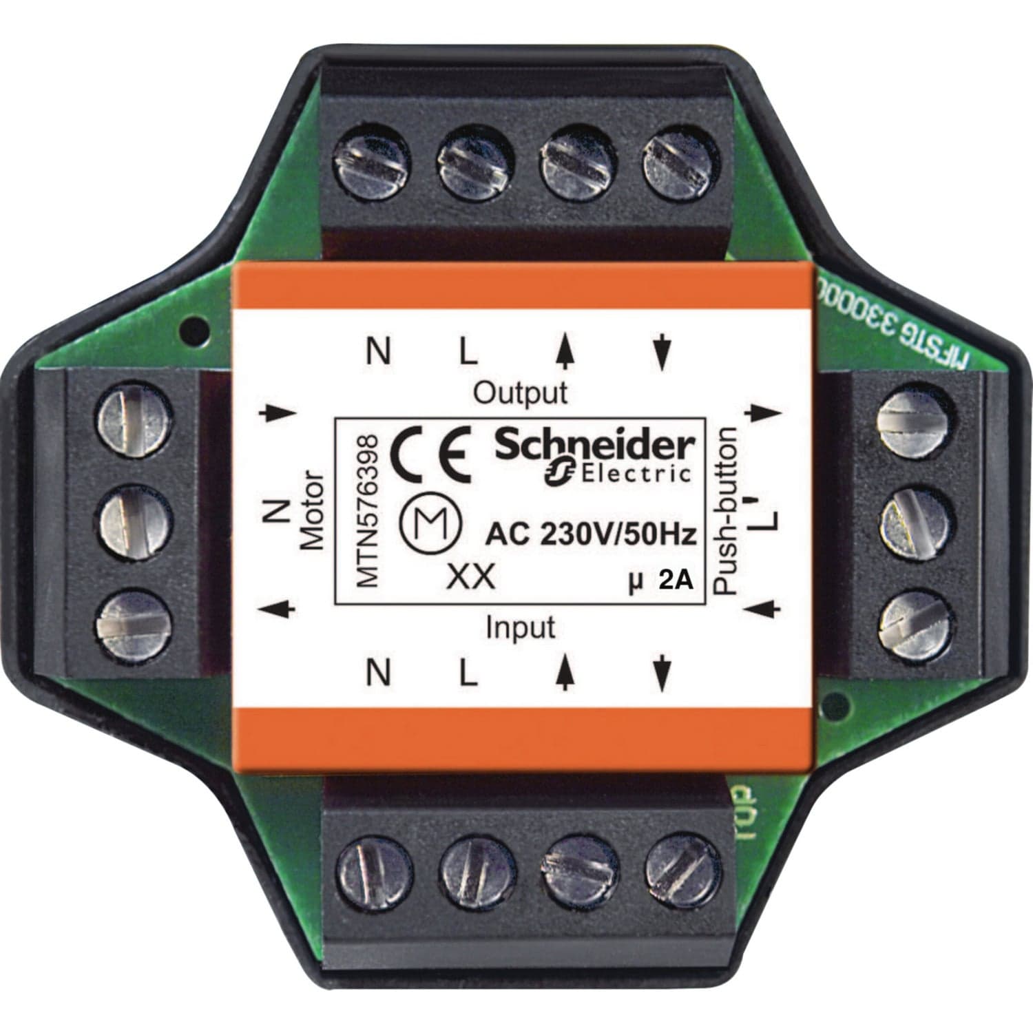 Steuerrelais 6 Ampere, Wechselstrom 250 Volt, Typ 576398, Unterputzmontage