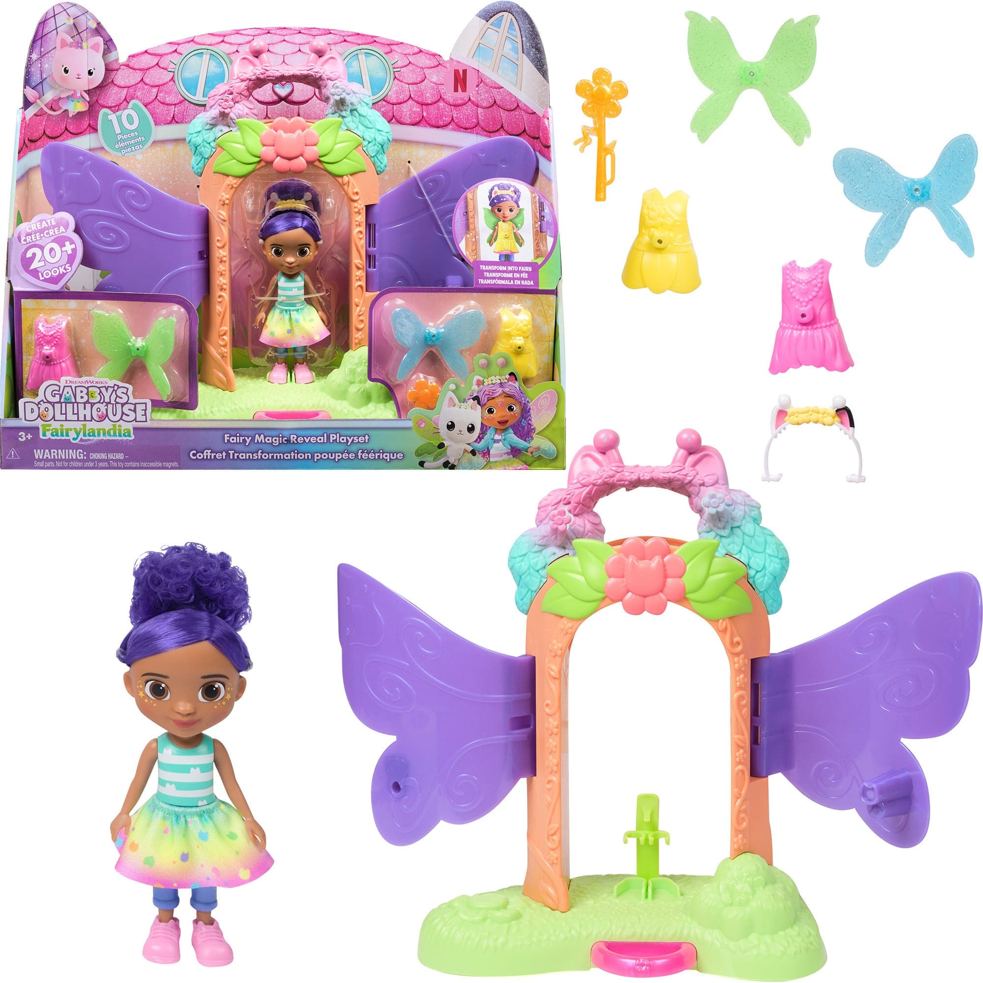 Gabby''s Dollhouse Fairylandia - Fairy Magic Reveal Spielset, Spielgebäude