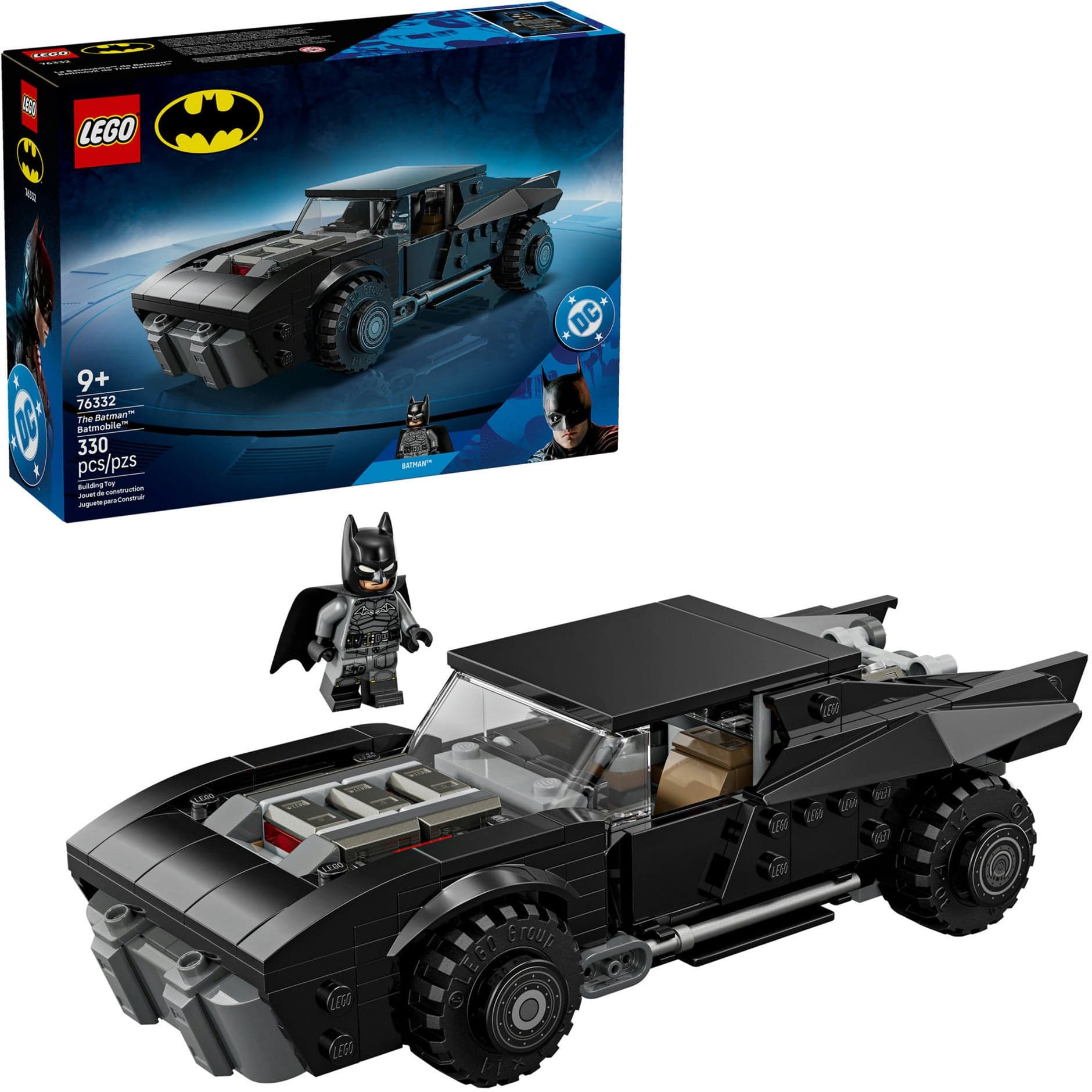 76332 DC Super Heroes The Batman: Batmobil, Konstruktionsspielzeug
