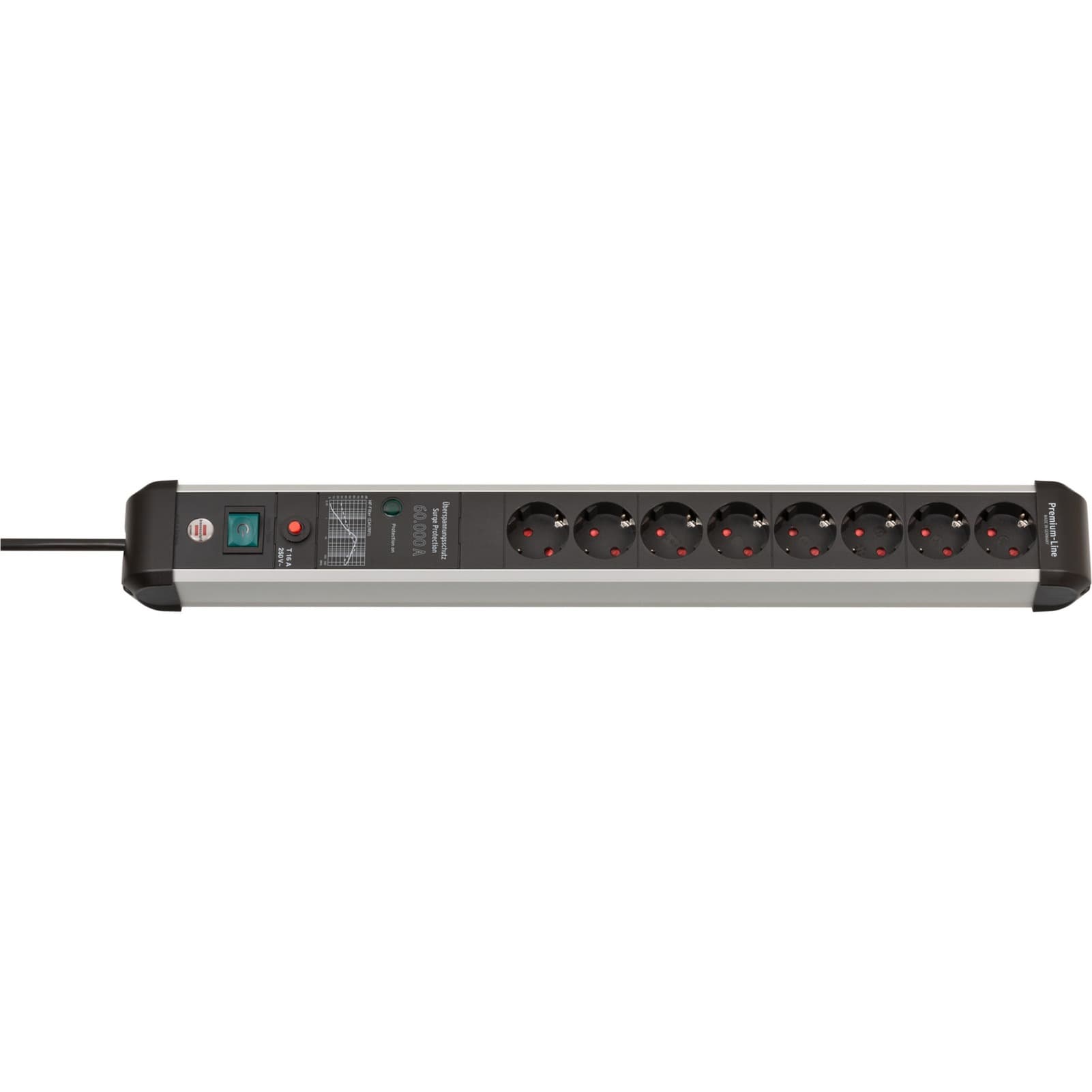 Premium-Protect-Line Steckdosenleiste 8-fach