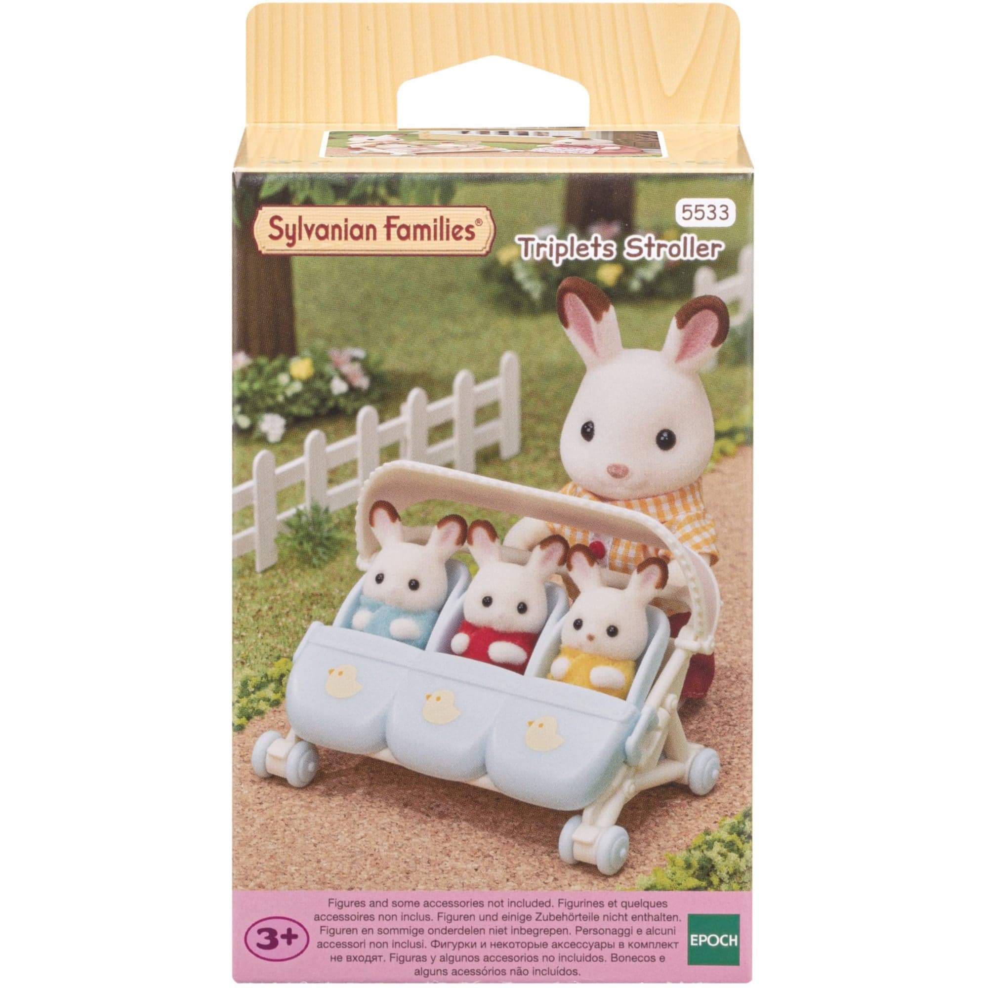 Drillings-Kinderwagen für Puppen