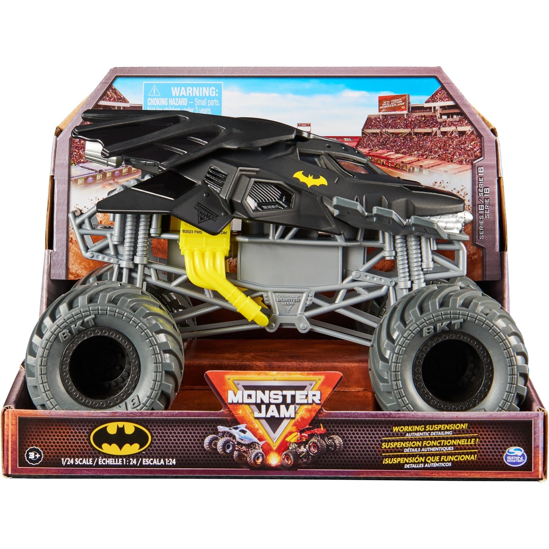 Monster Jam - Offizieller Batmobile Monster Truck, Spielfahrzeug