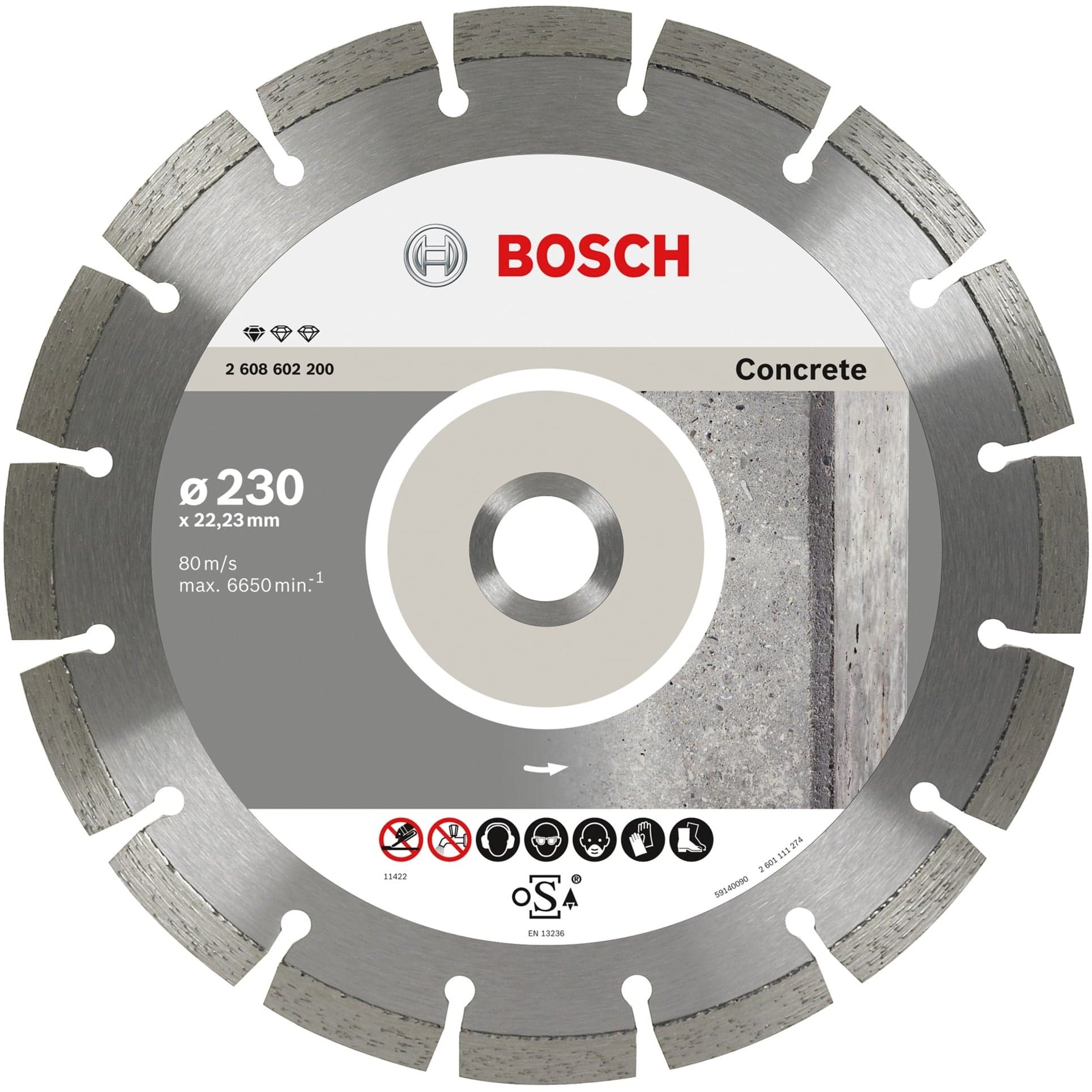 Diamanttrennscheibe Standard for Concrete, Ø 230mm