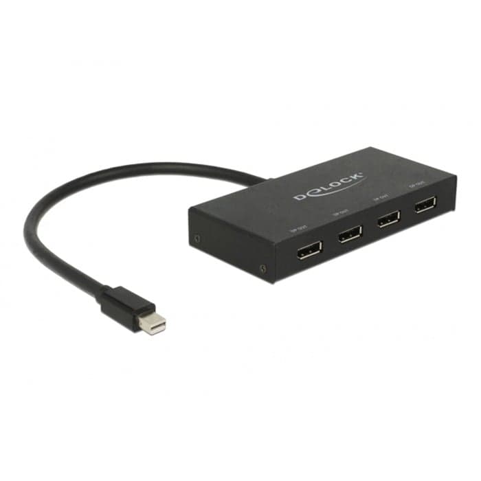 DisplayPort Splitter 1x mini DisplayPort 1.2 > 4x DisplayPort 4K