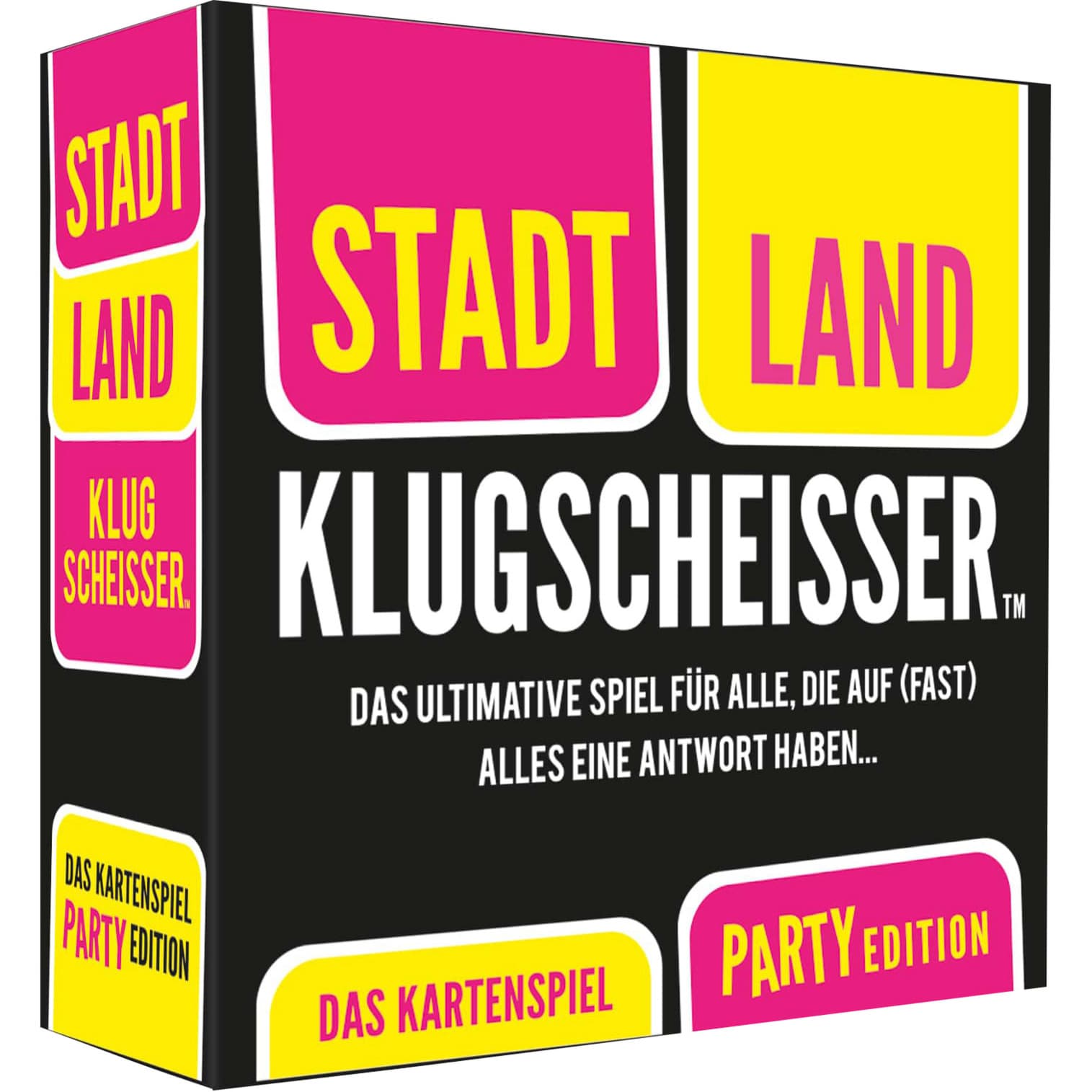 Stadt Land Klugscheisser - Das Kartenspiel (Party Edition), Partyspiel