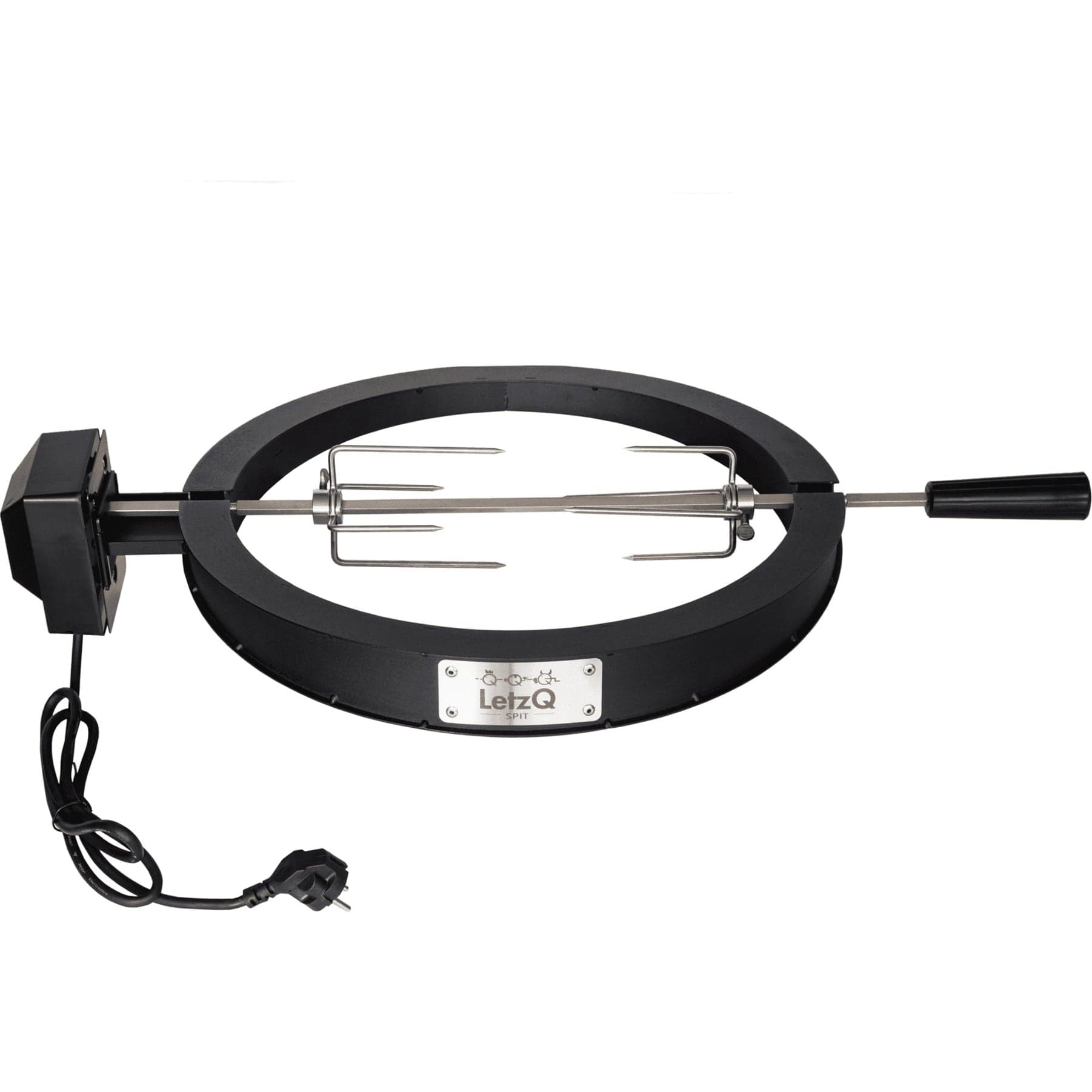 Drehspieß LetzQ Spit, 15", 5-teiliges Set, Grillspieß