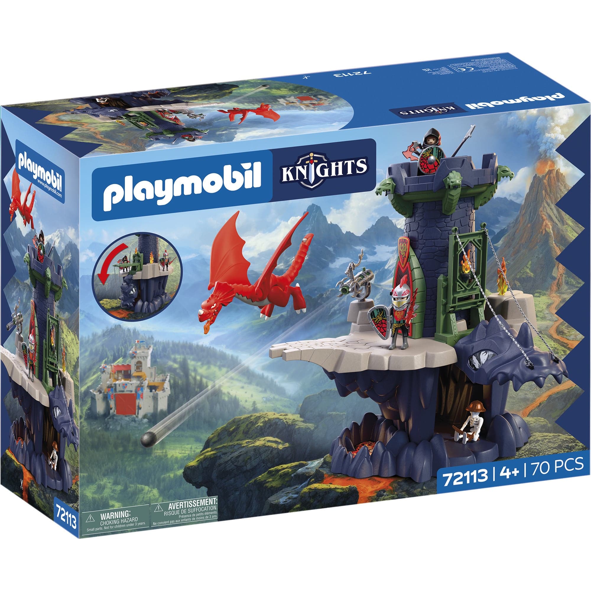 72113 Knights Drachenritterturm, Konstruktionsspielzeug