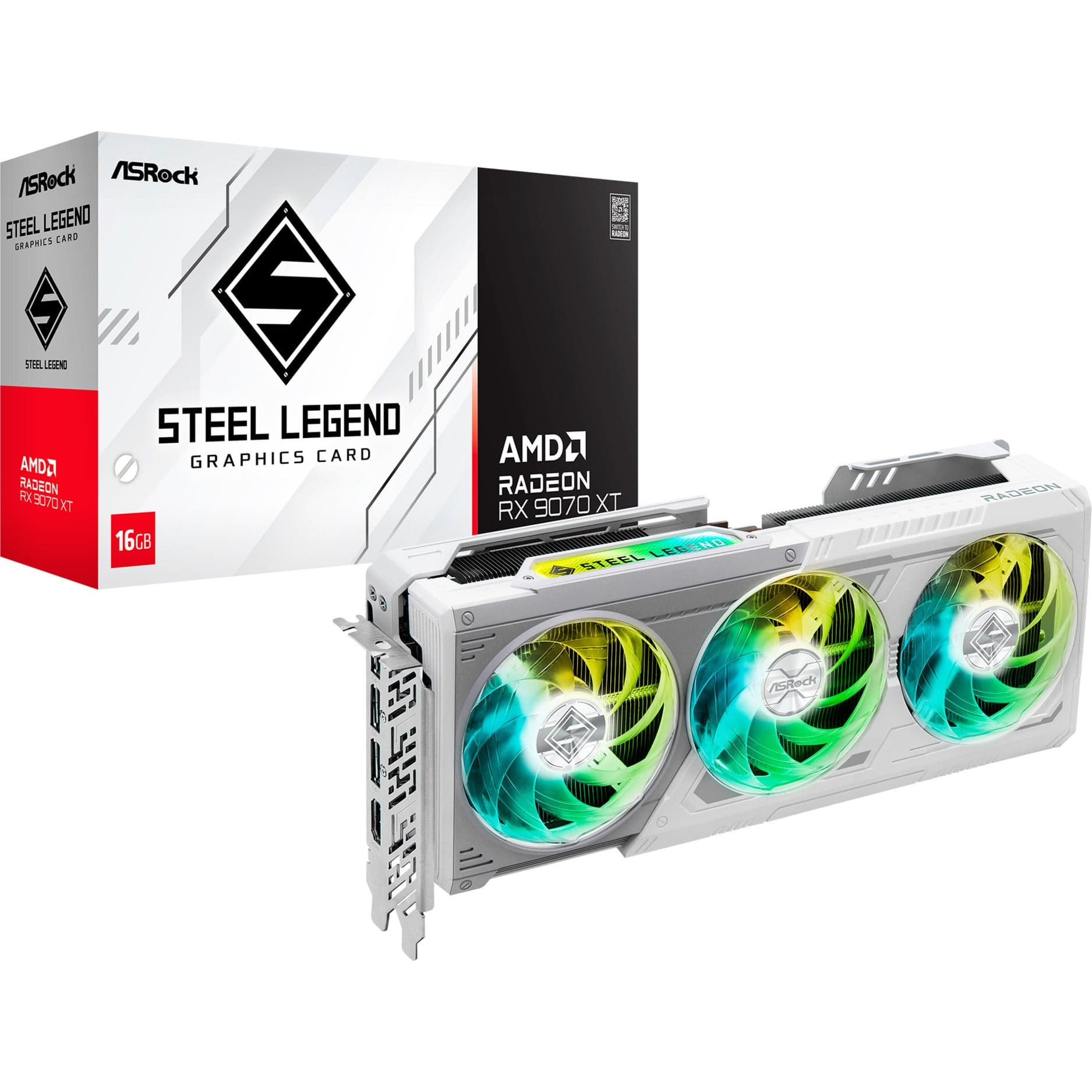 Radeon RX 9070 XT Steel Legend 16GB, Grafikkarte