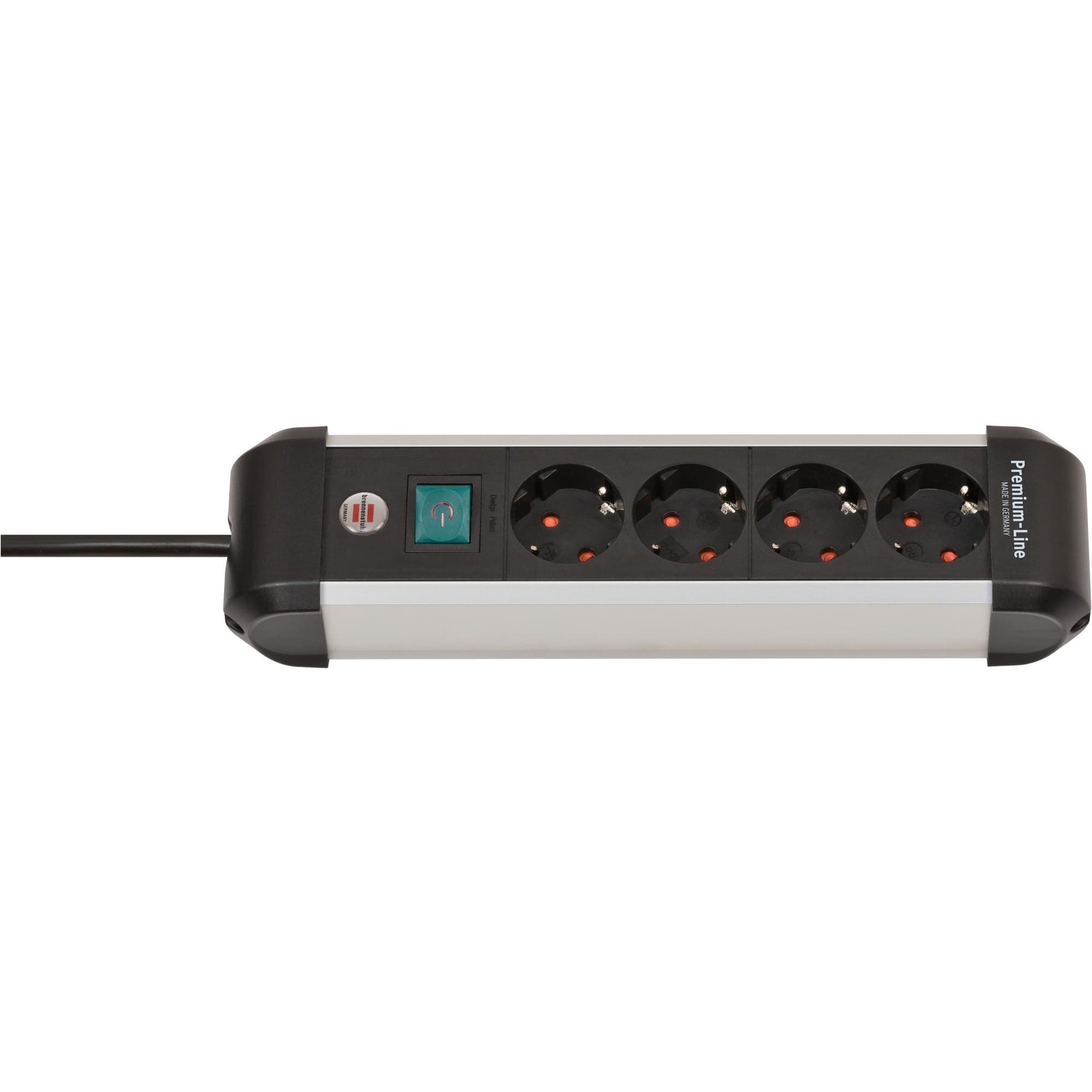 Premium-Alu-Line Steckdosenleiste 4-fach