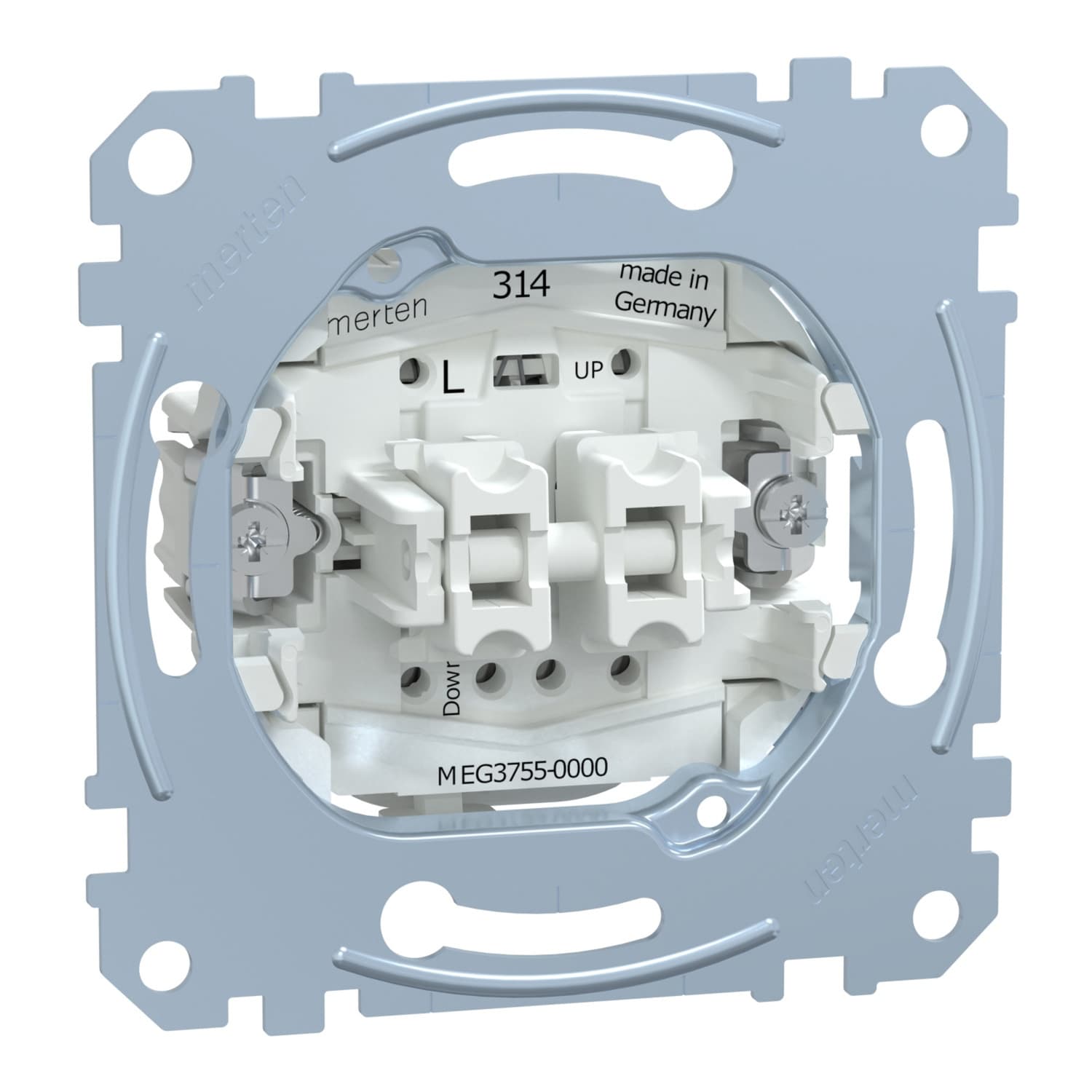 Rollladentaster-Einsatz einpolig 10 Ampere 250 Volt Wechselstrom MEG3755-0000