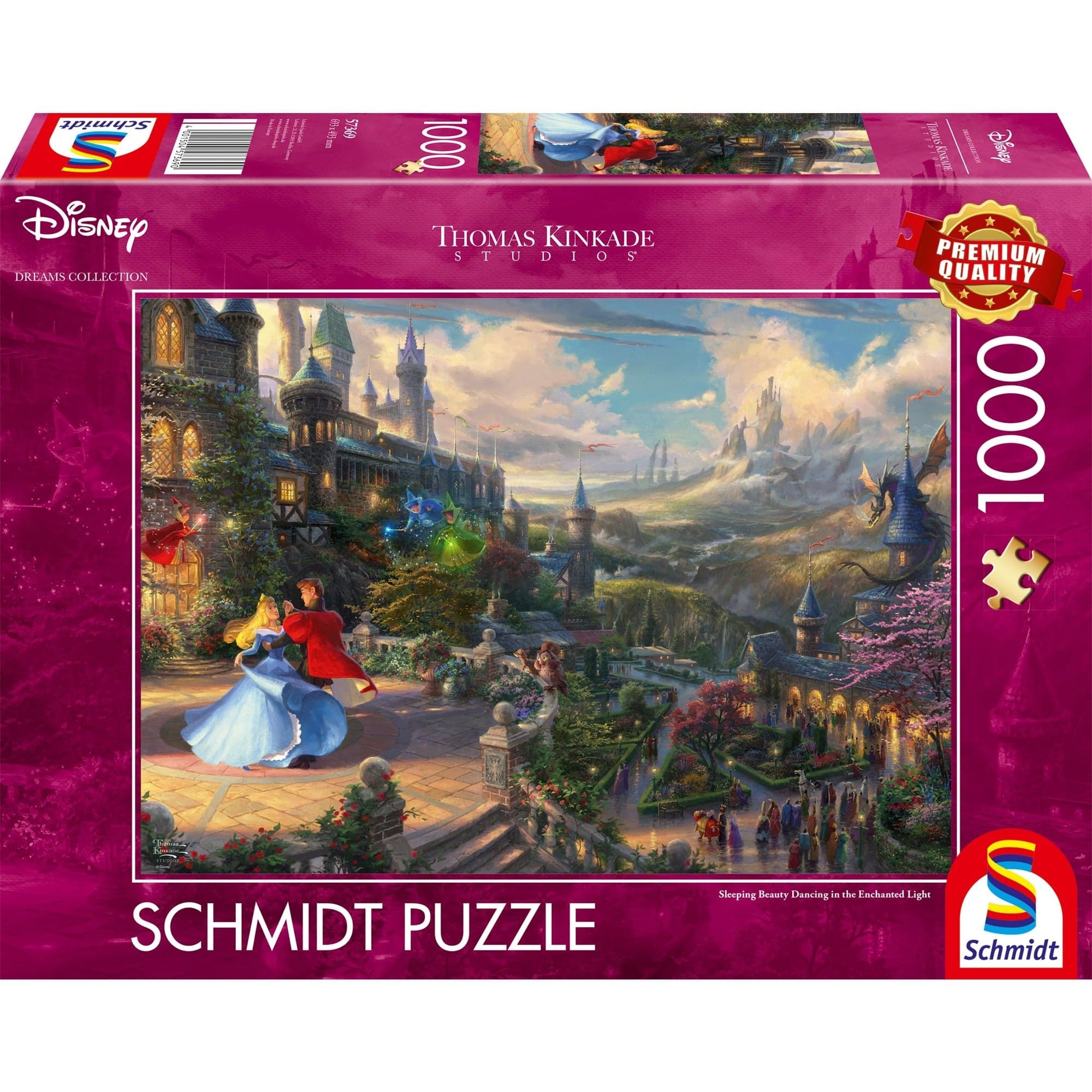 Thomas Kinkade Studios: Sleeping Beauty Dancing in the Enchanted Light, Puzzle