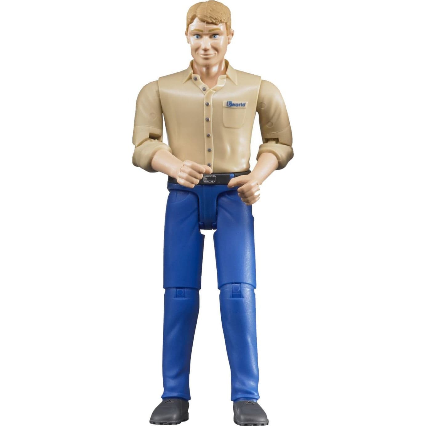 Mann mit hellem Hauttyp und Hose, Spielfigur