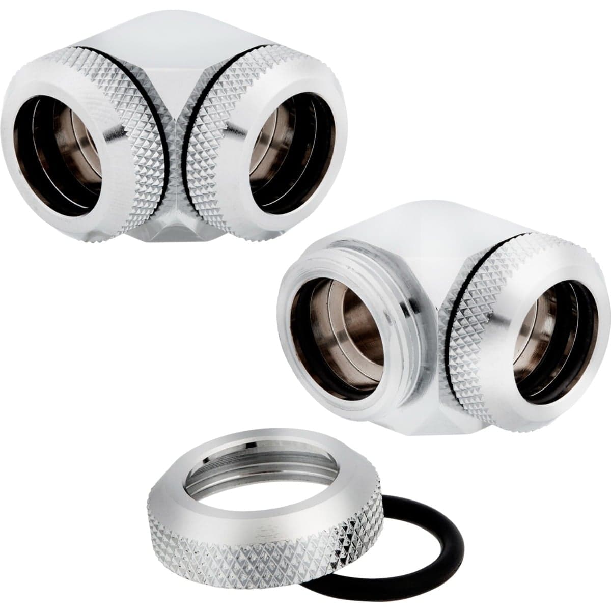 Hydro X Series XF Hardline-90°-Armatur, AD 14 mm, Doppelpack, Verbindung