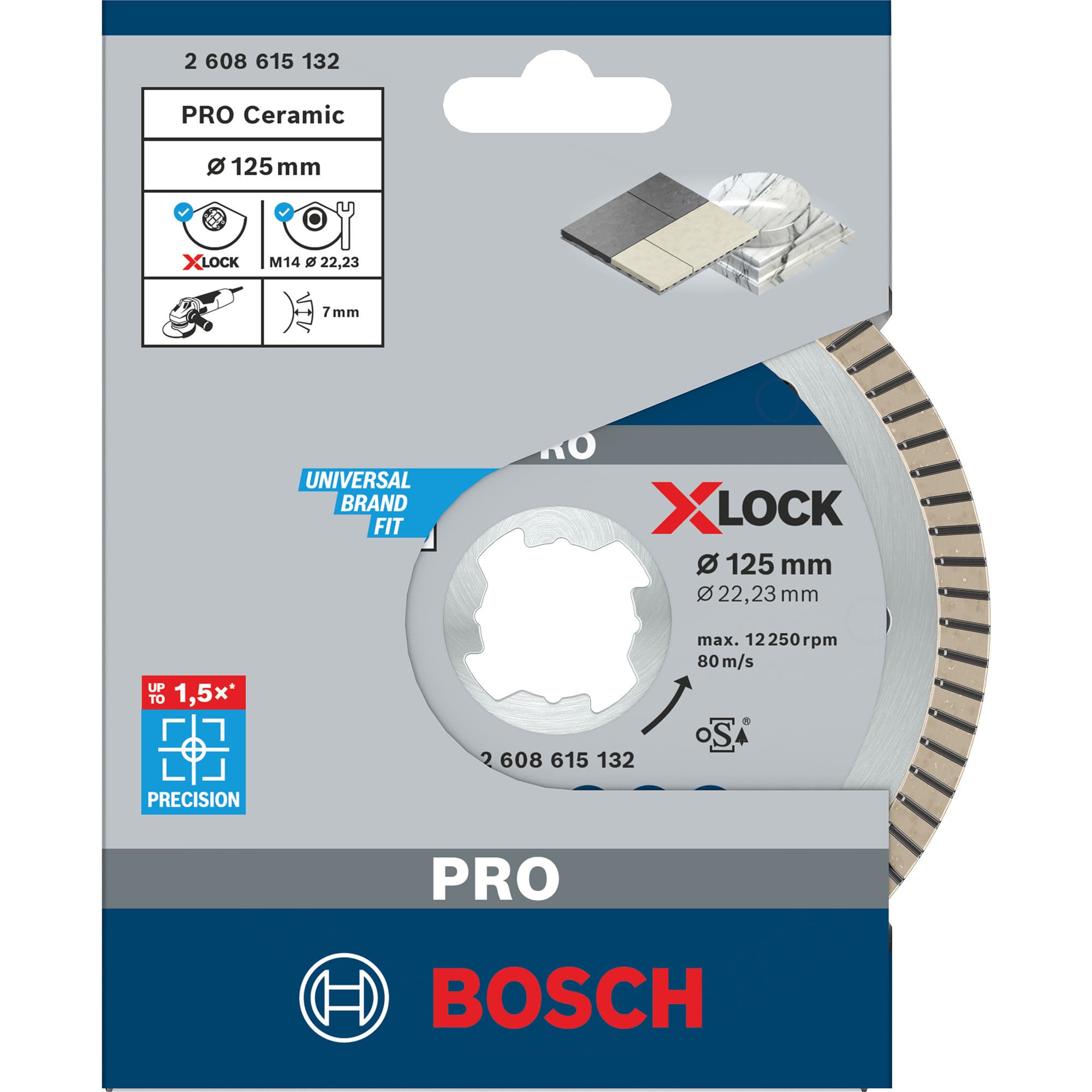 PRO Ceramic X-LOCK Diamant-Trennscheibe, Ø 125mm