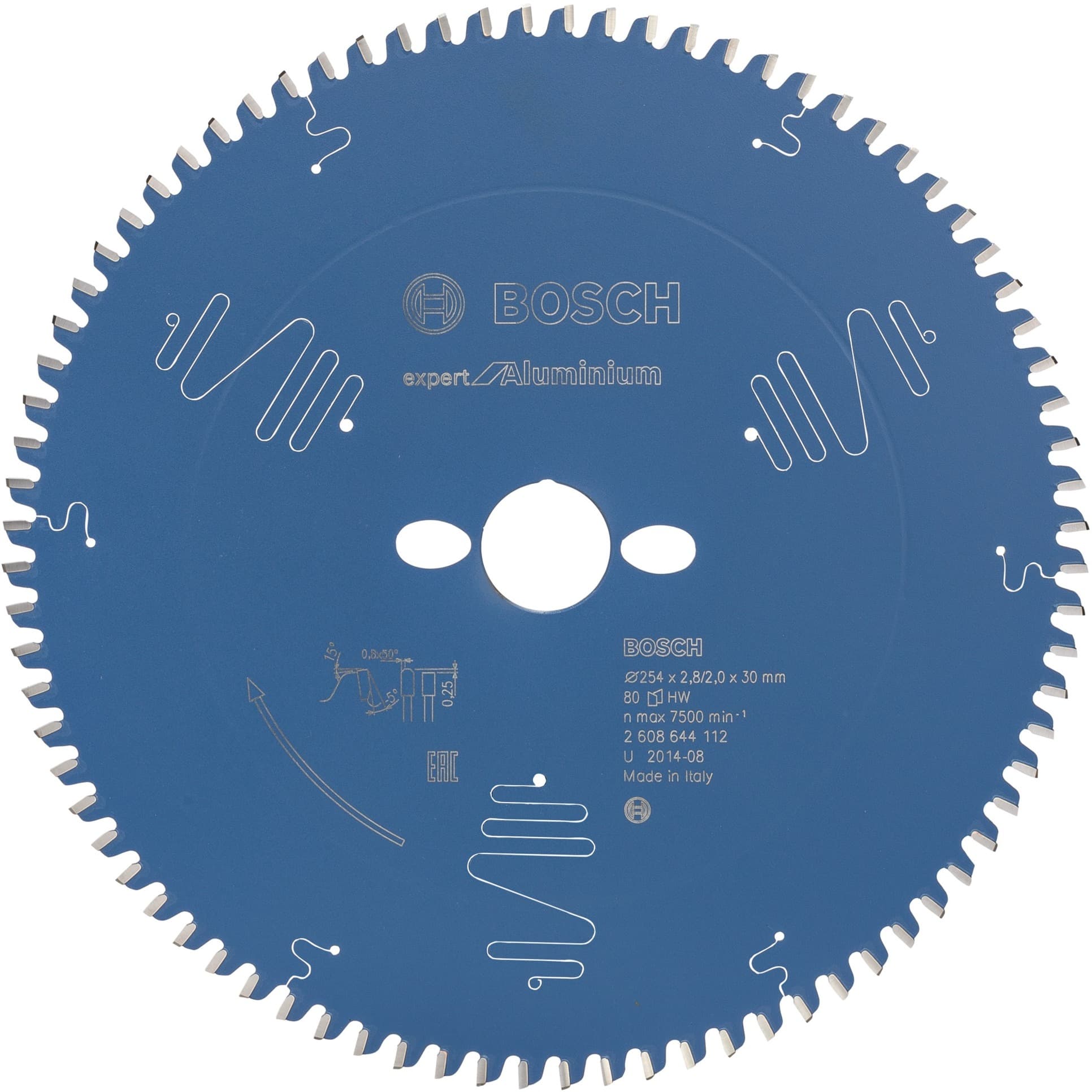 Kreissägeblatt Expert for Aluminium, Ø 254mm, 80Z